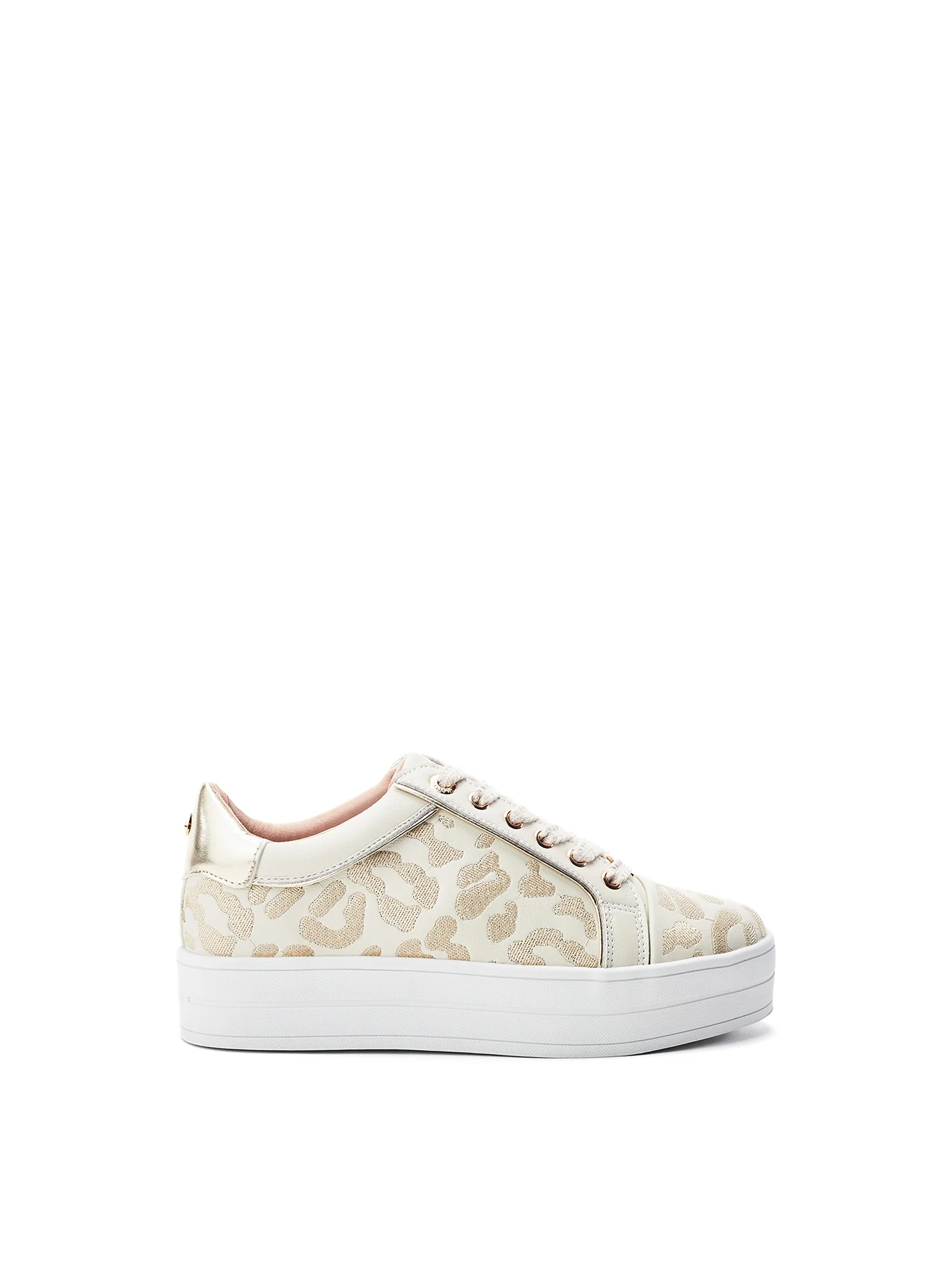 Buttercupp Leather Trainers White