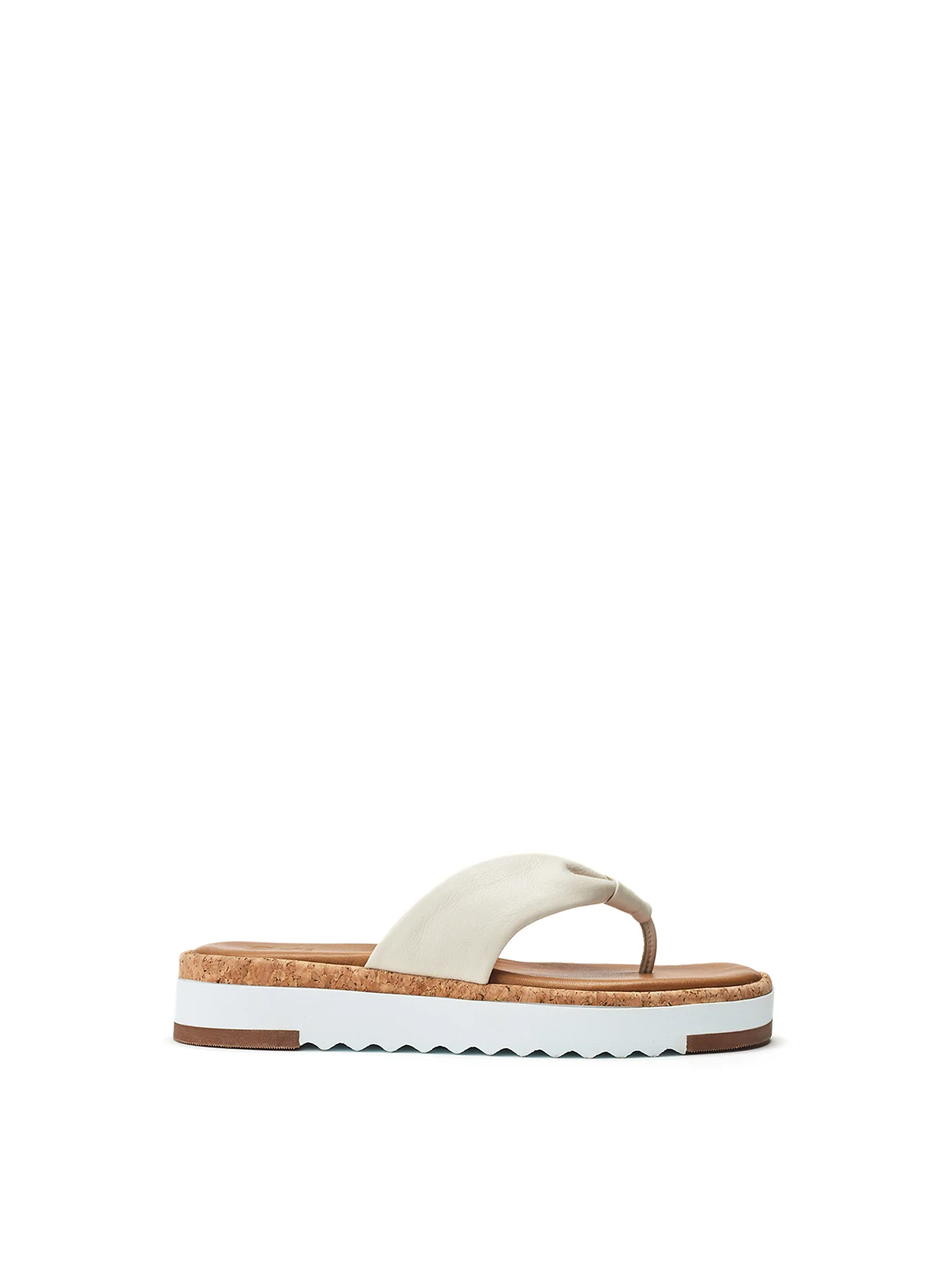 Kadence Flat Sandals Cream