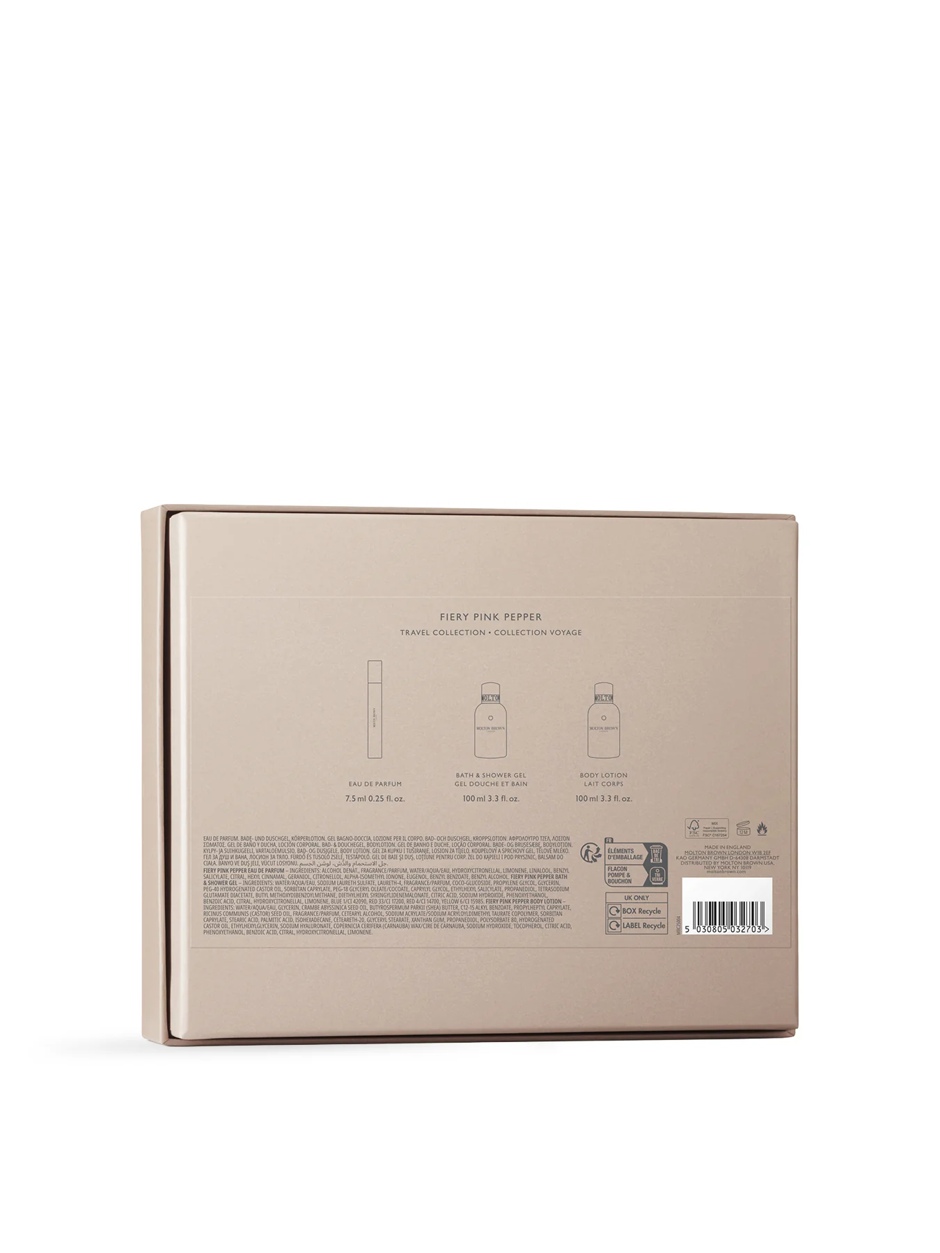 Fiery Pink Pepper Travel Gift Set - Image 3