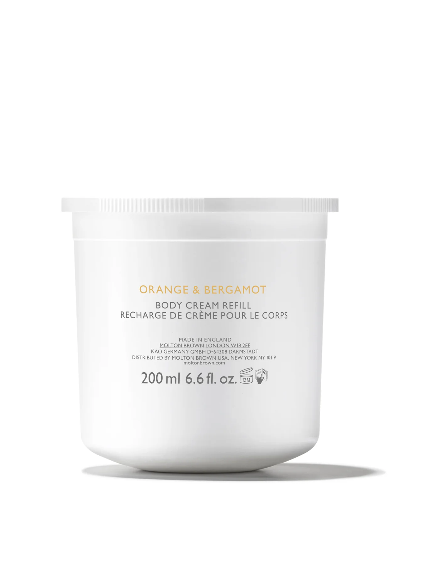 Orange and Bergamot Body Cream Refill 200ml - Image 3