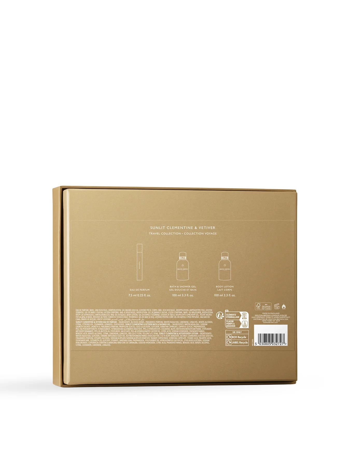 Sunlit Clementine & Vetiver Travel Gift Set - Image 3