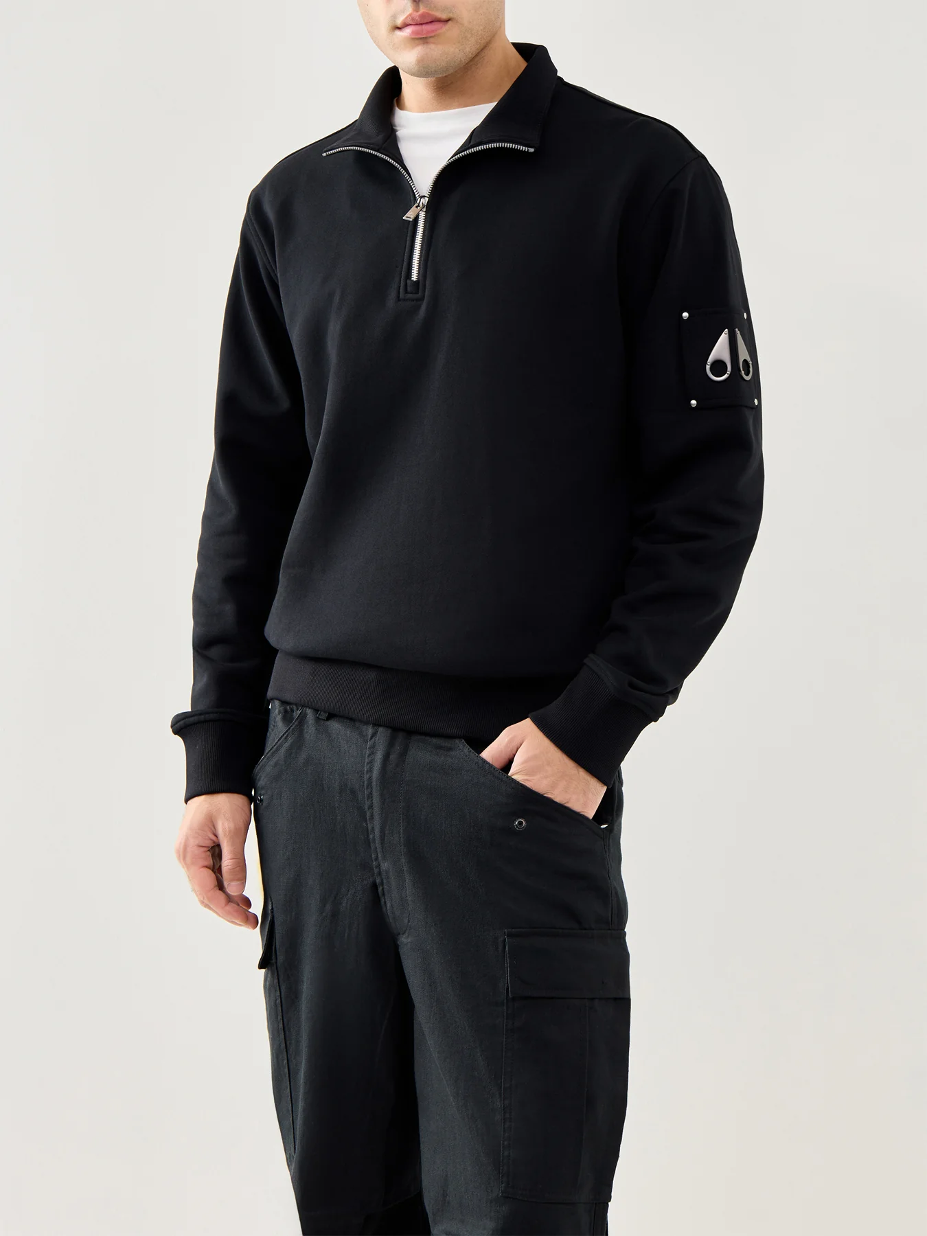 Hartsfield 1/4 Zip Black - Image 4