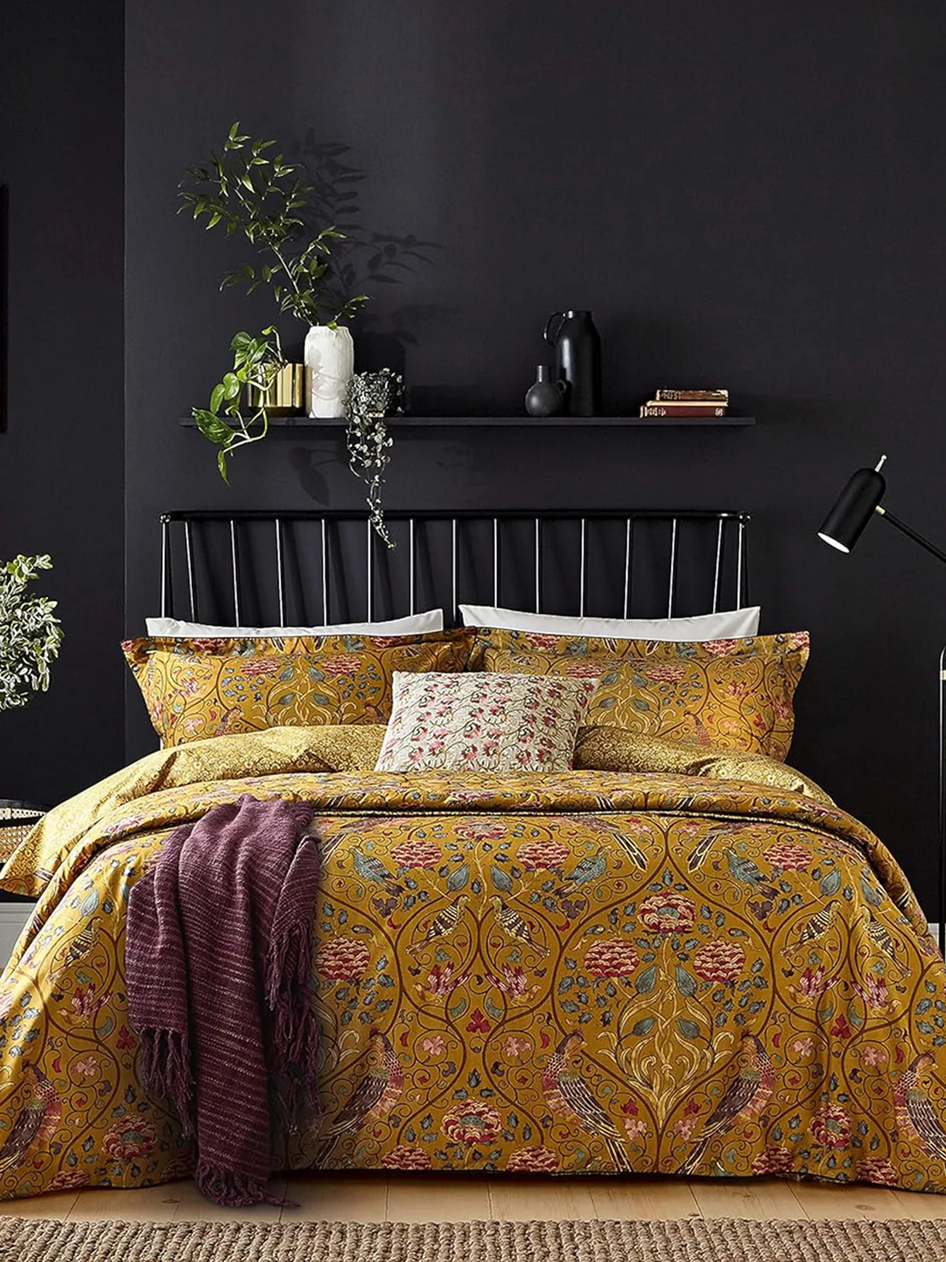 Seasons By May Duvet Cover Set Golden Yellow - Image 6