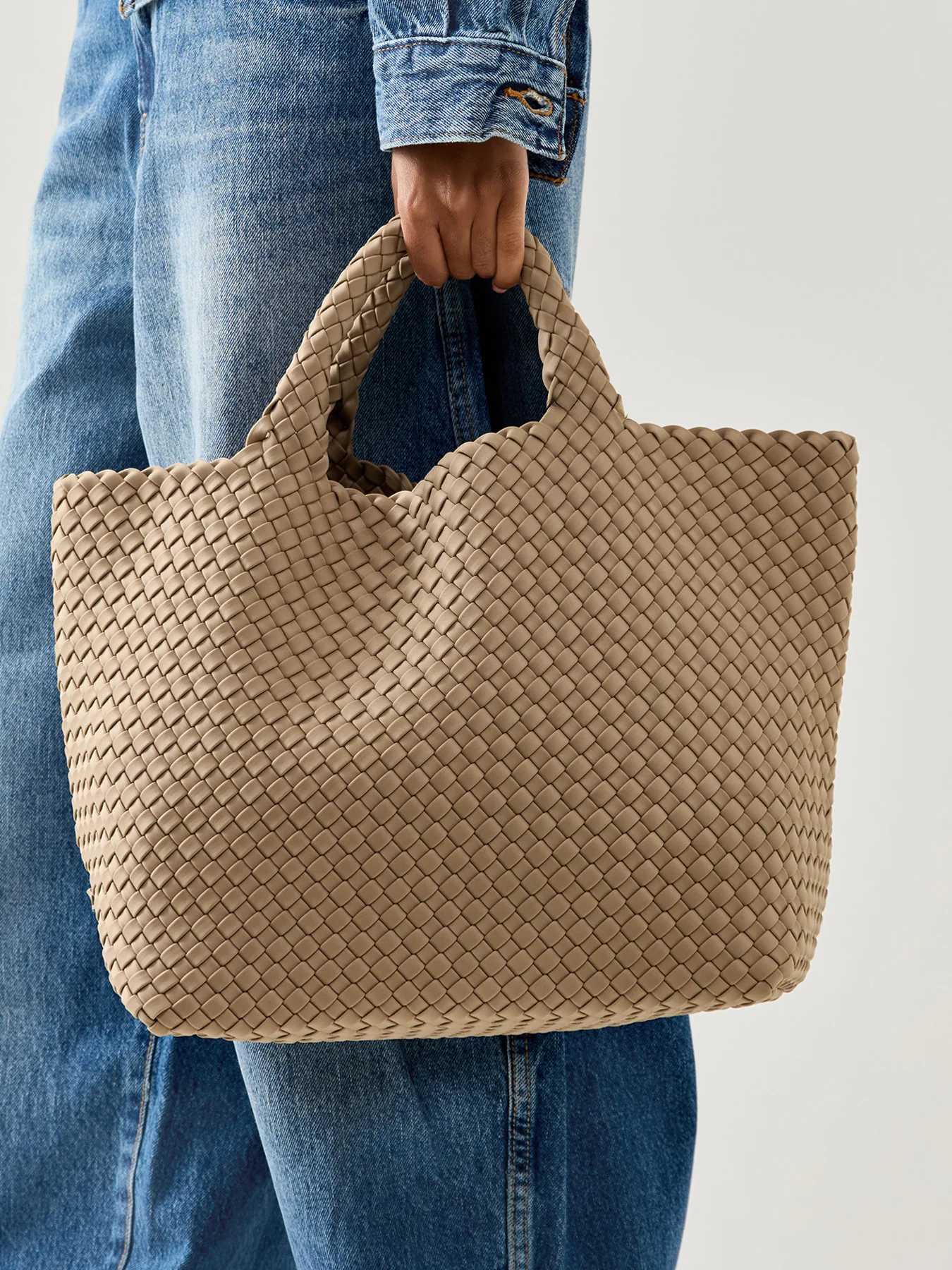 St Barths Medium Tote Bag Beige - Image 2
