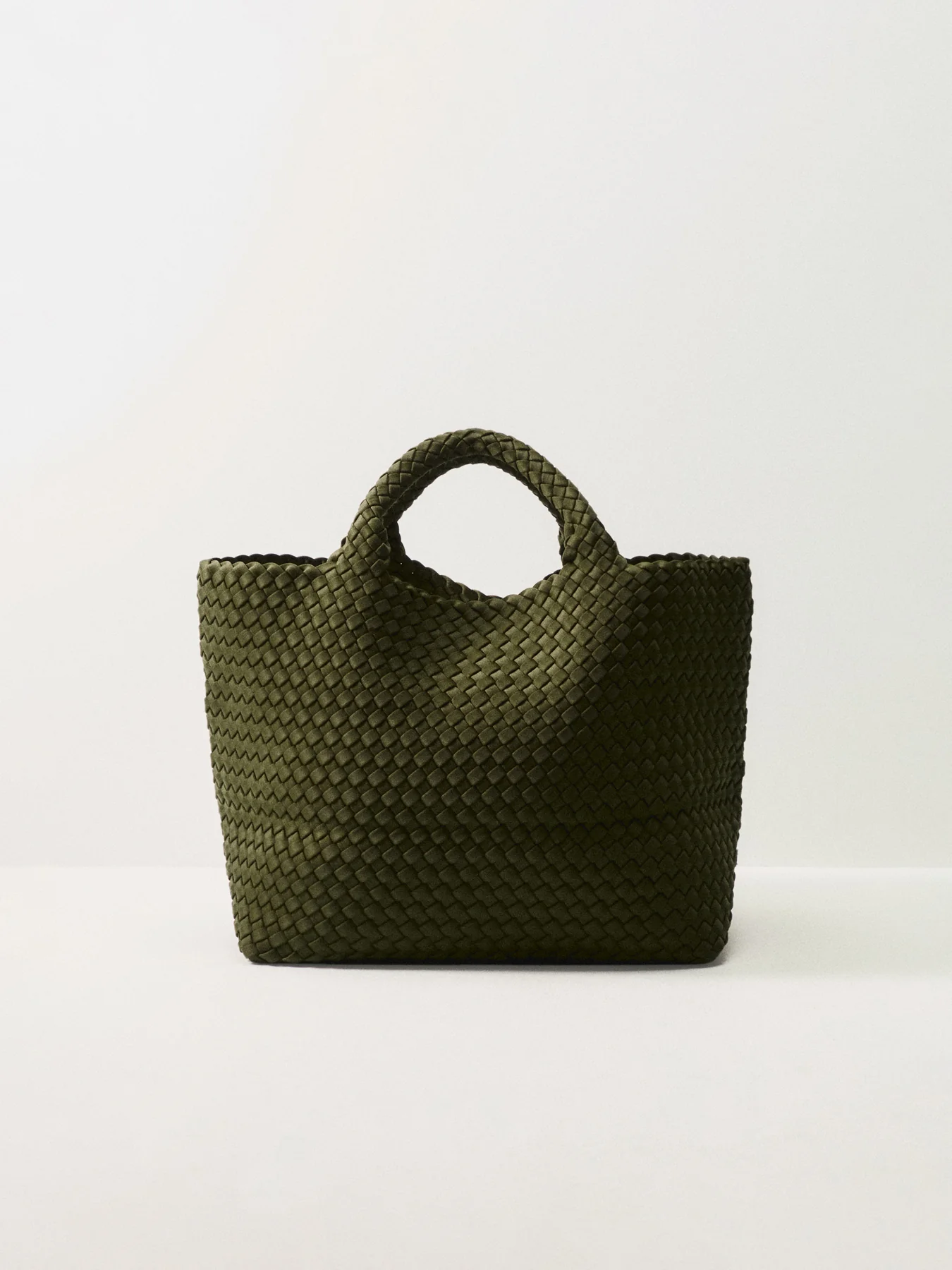 St Barths Medium Tote Olive - Image 3