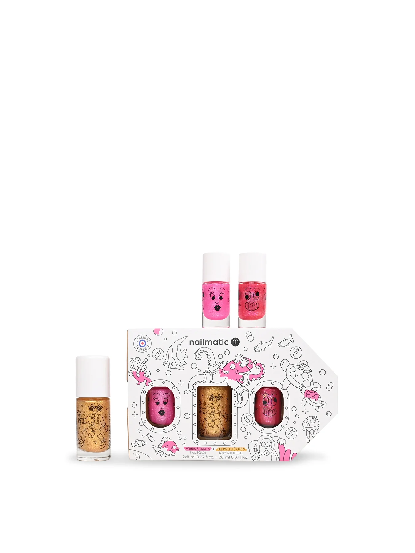Kids’ Bus Party Nail Set Multi
