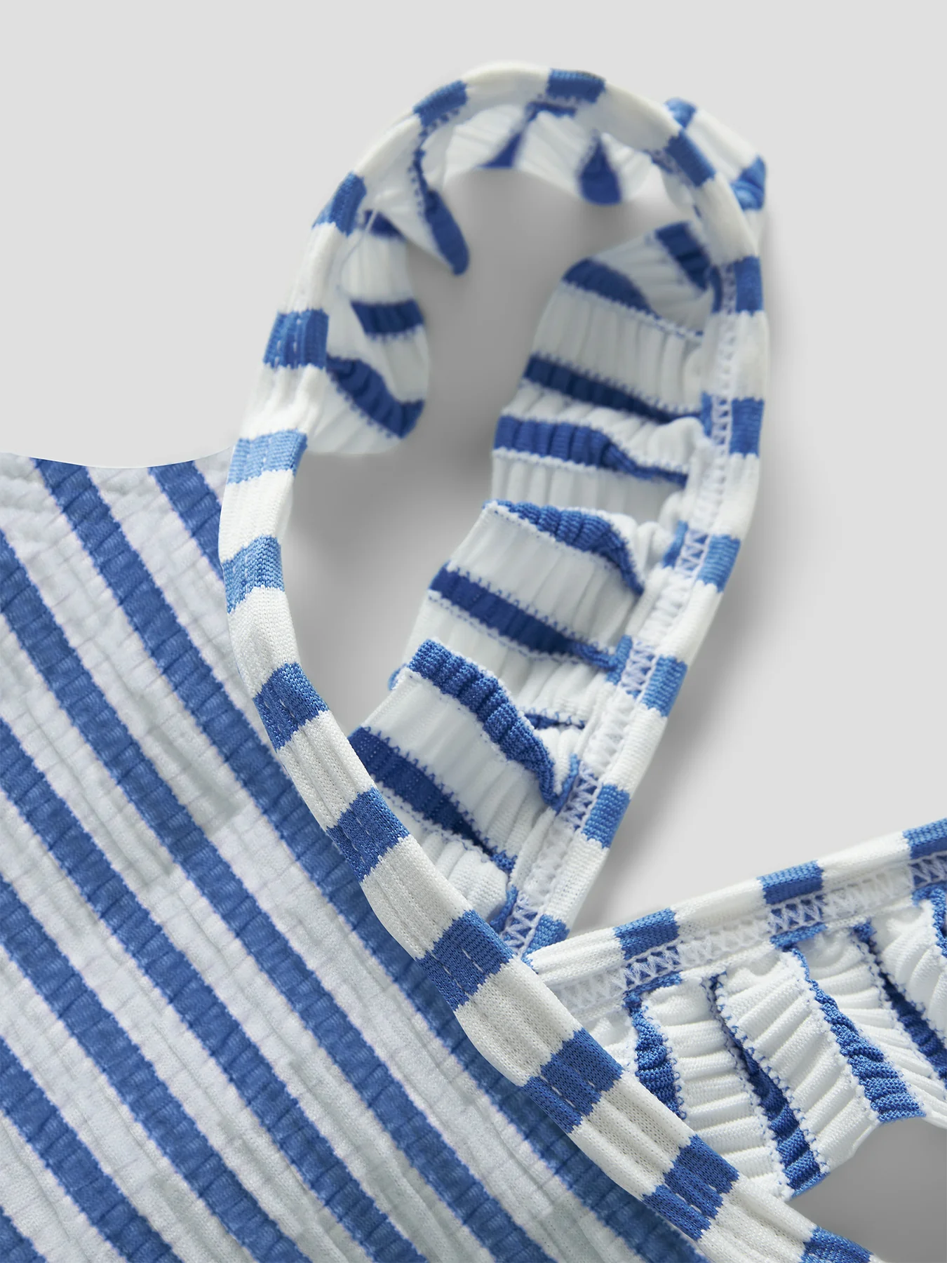 Kids’ Zip Swimsuit Blue - Image 3