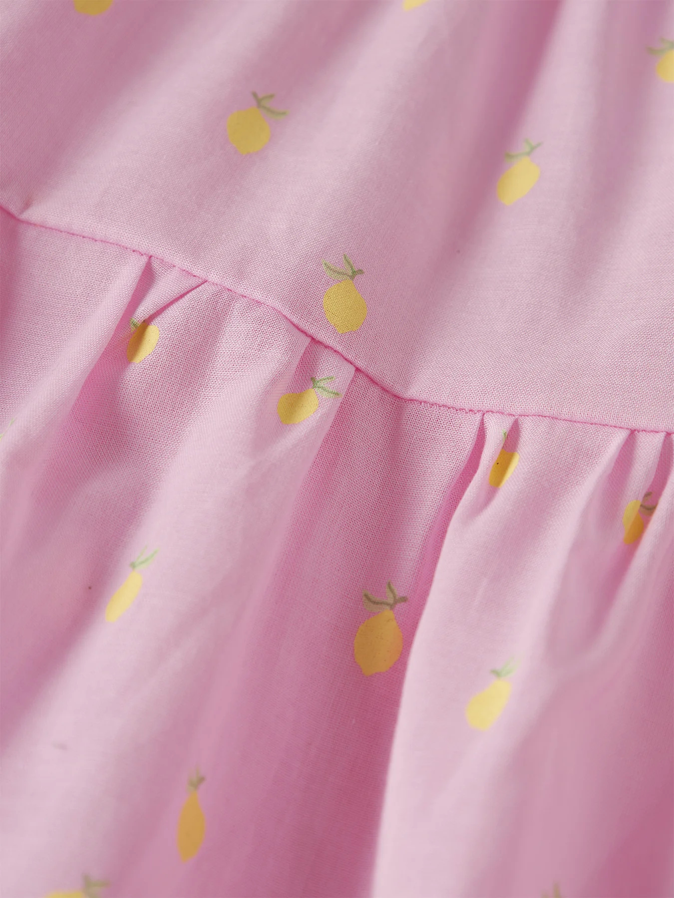 Kids’ Short Sleeve Dress Pink - Image 3