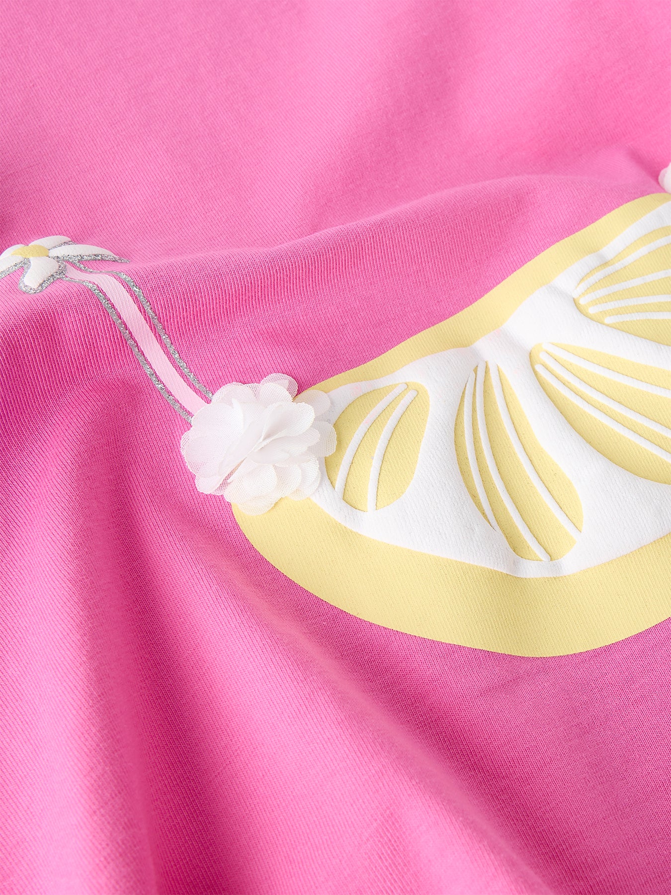 Kids' Fentaz Short Sleeve Top Pink - Image 3