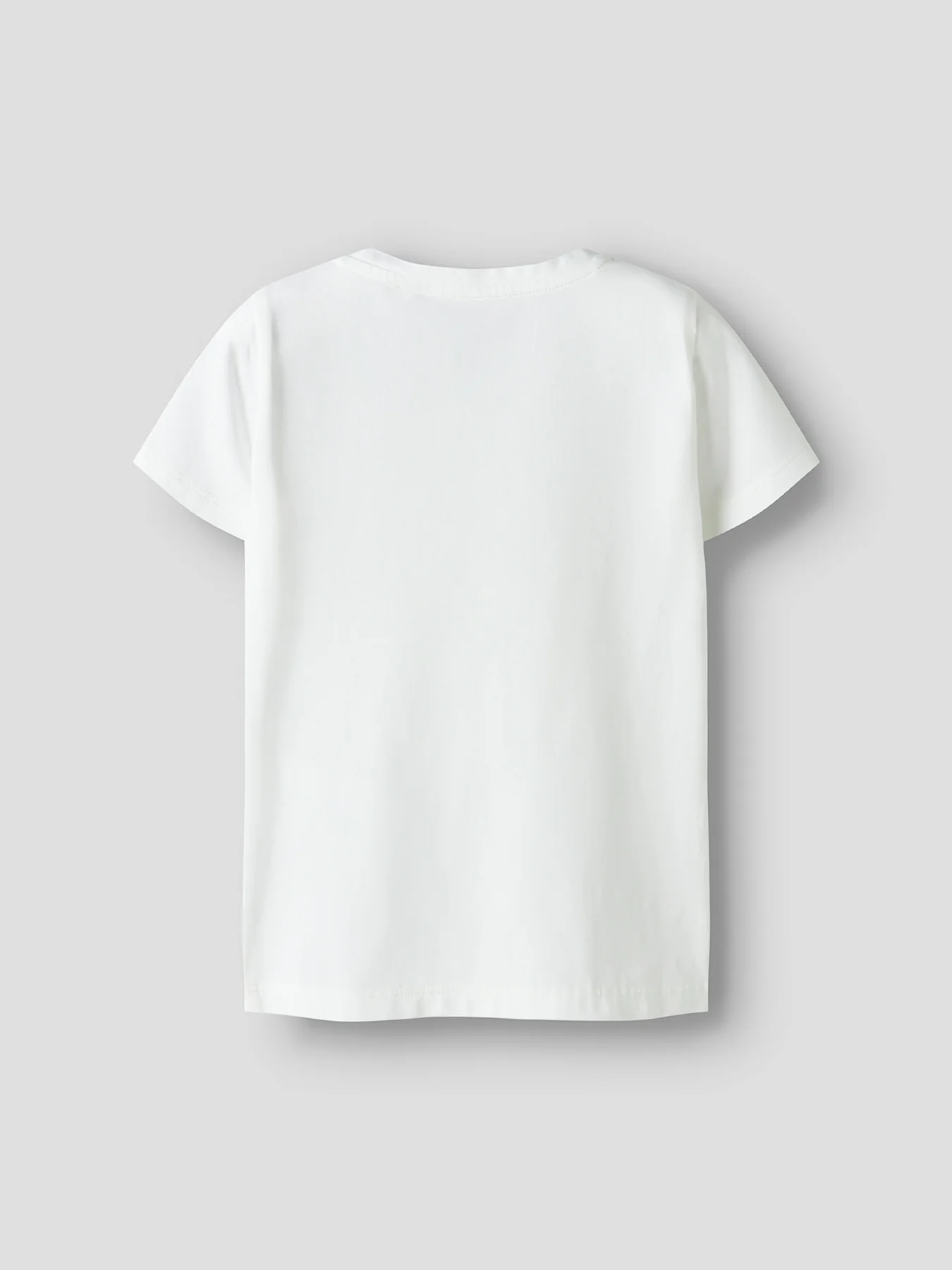 Kids' Short Sleeve Cotton Top White - Image 2