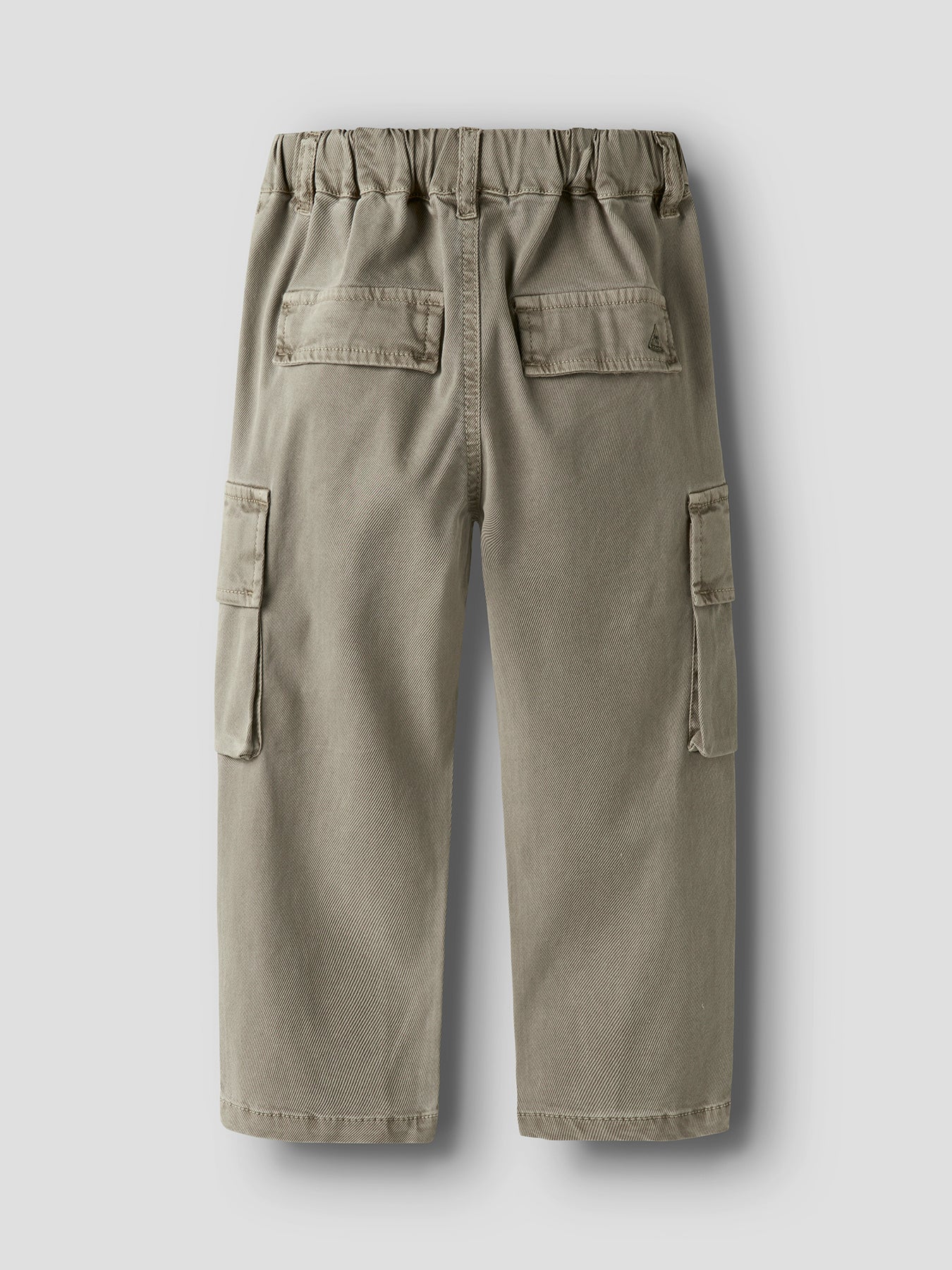 Kids’ Tap Cargo Trousers Beige - Image 3