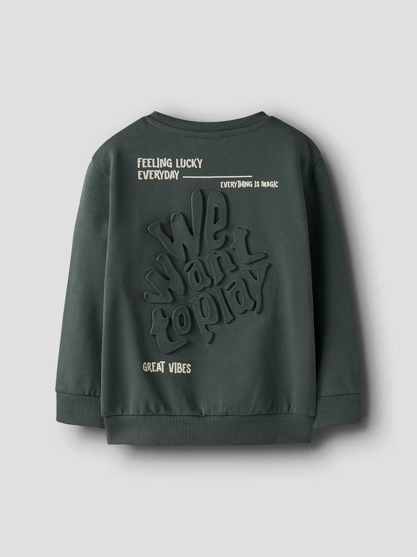 Kids’ Benja Long Sleeve Sweatshirt Black - Image 3