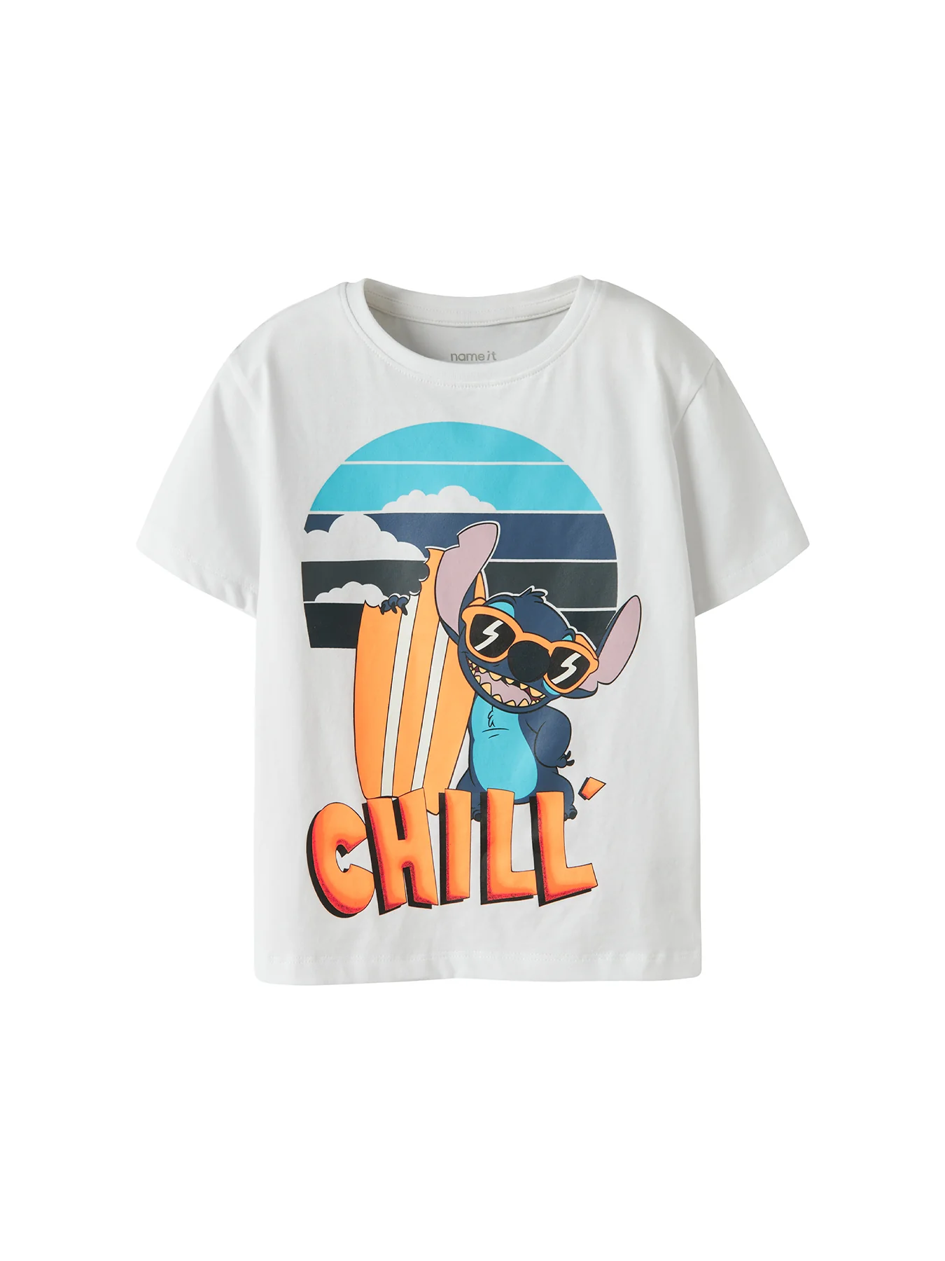 Kids’ Stitch Short Sleeve T-Shirt White