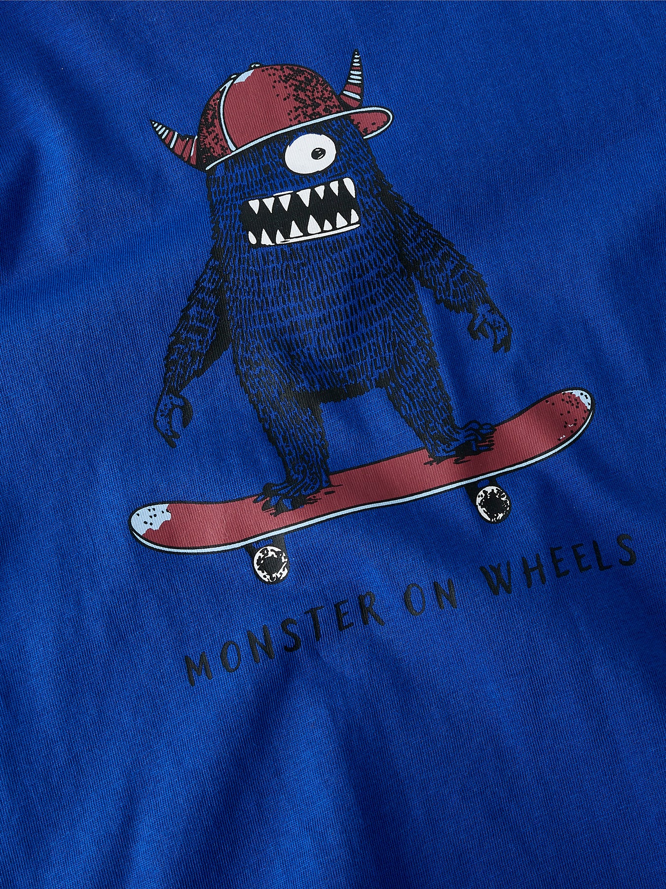 Kids' Monster Long Sleeve Top Navy - Image 6