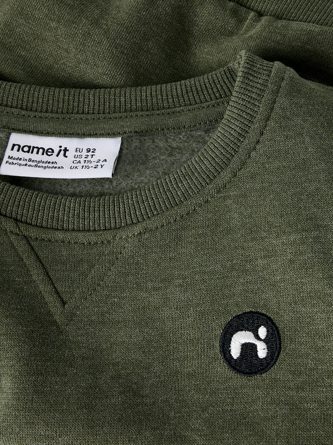 Kids’ Vimo Sweatshirt Green - Image 3