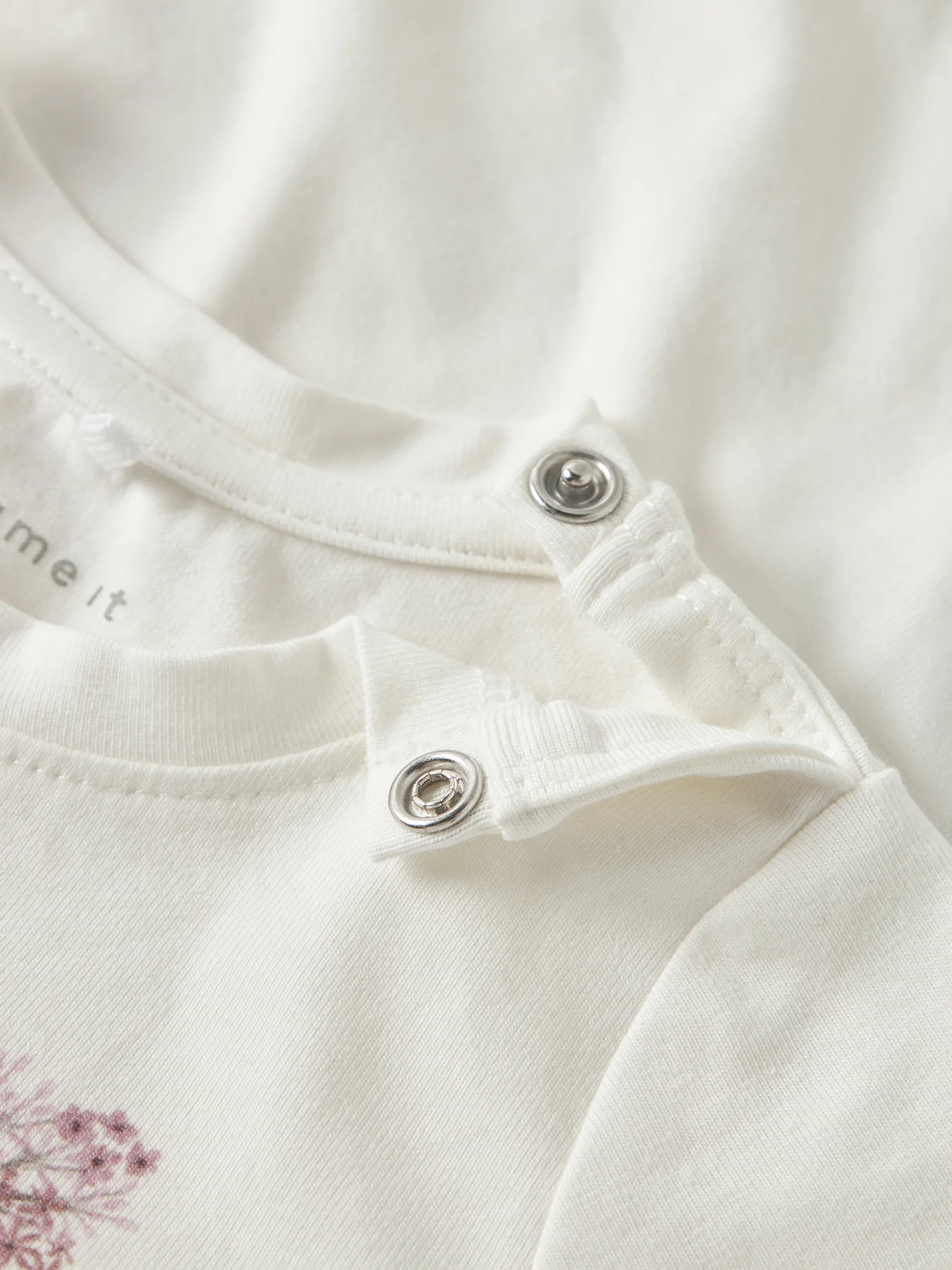 Baby Bussa Long Sleeve Top White - Image 2