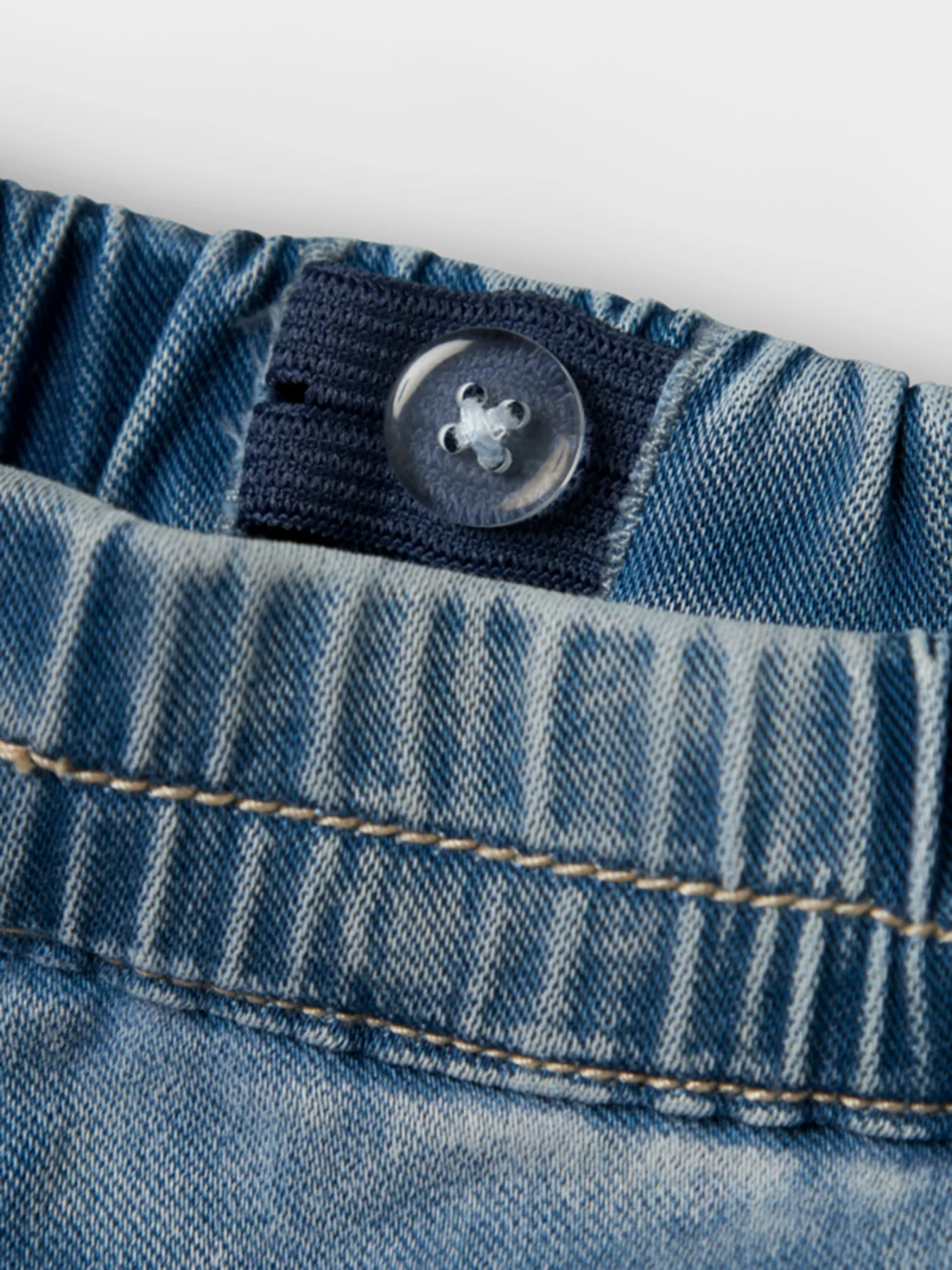 Baby Rose Frill Jeans Blue - Image 3