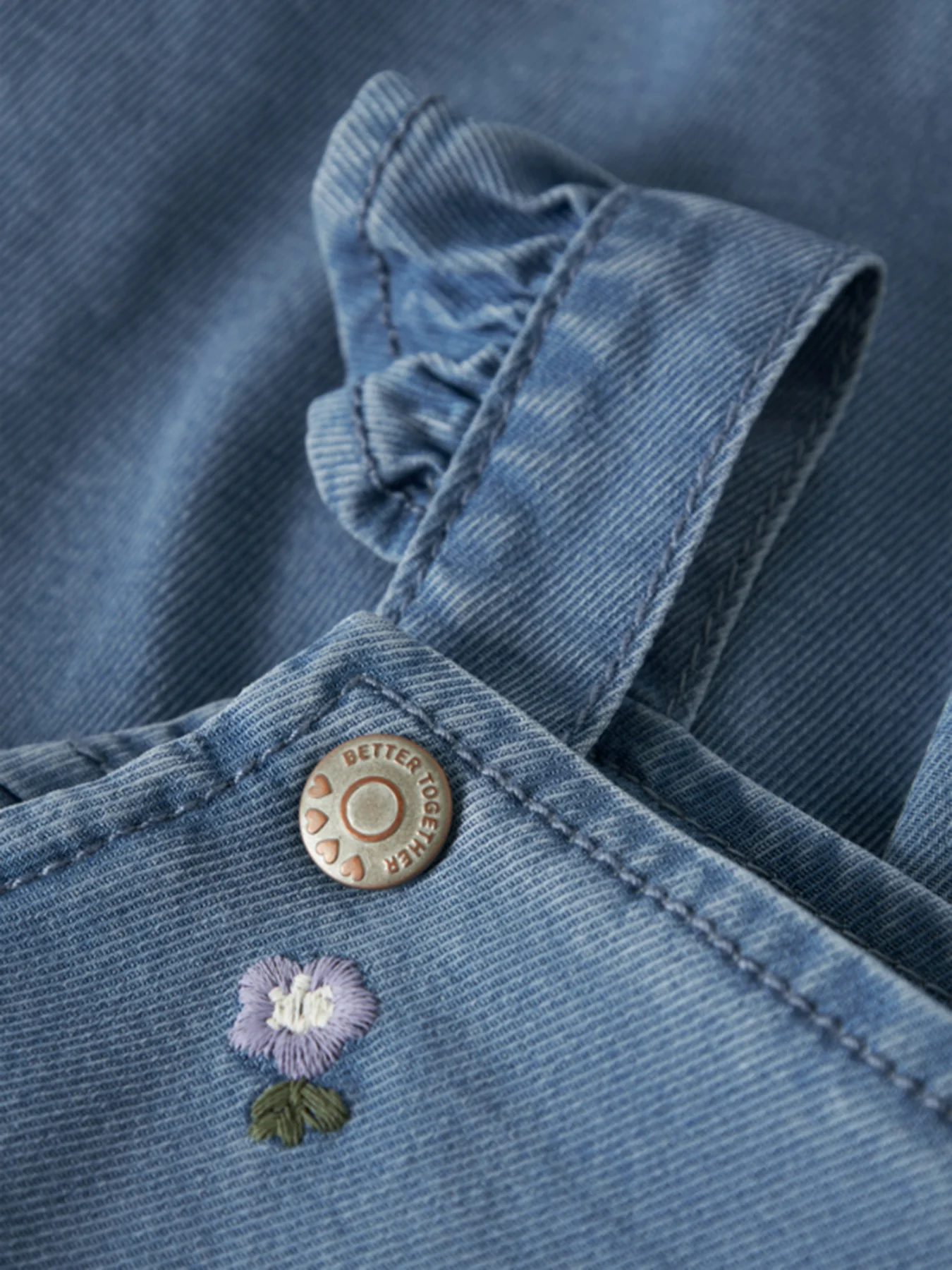 Baby Sage Denim Spencer Blue - Image 2