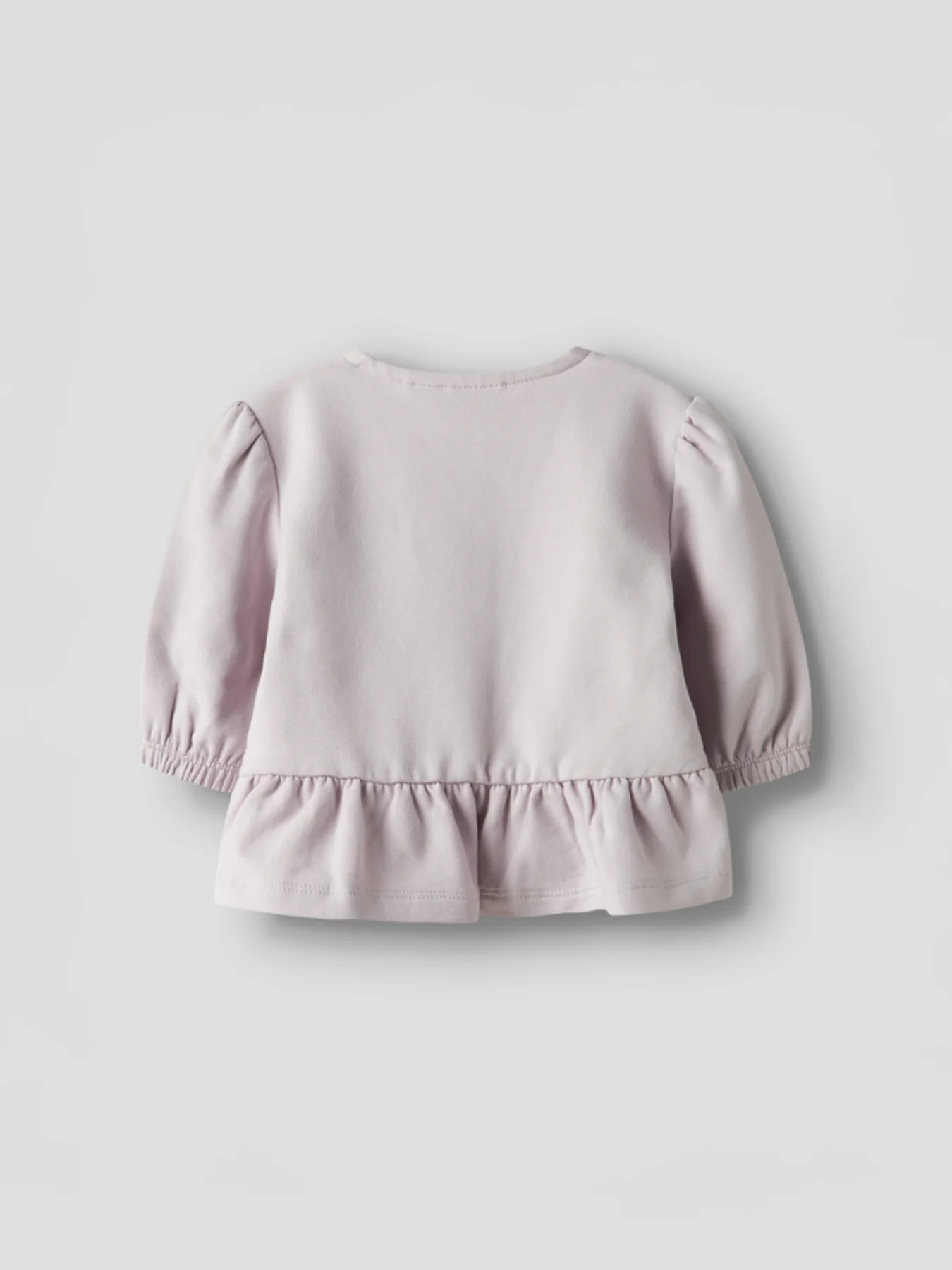 Baby Tilla Sweat Cardigan Lilac - Image 2