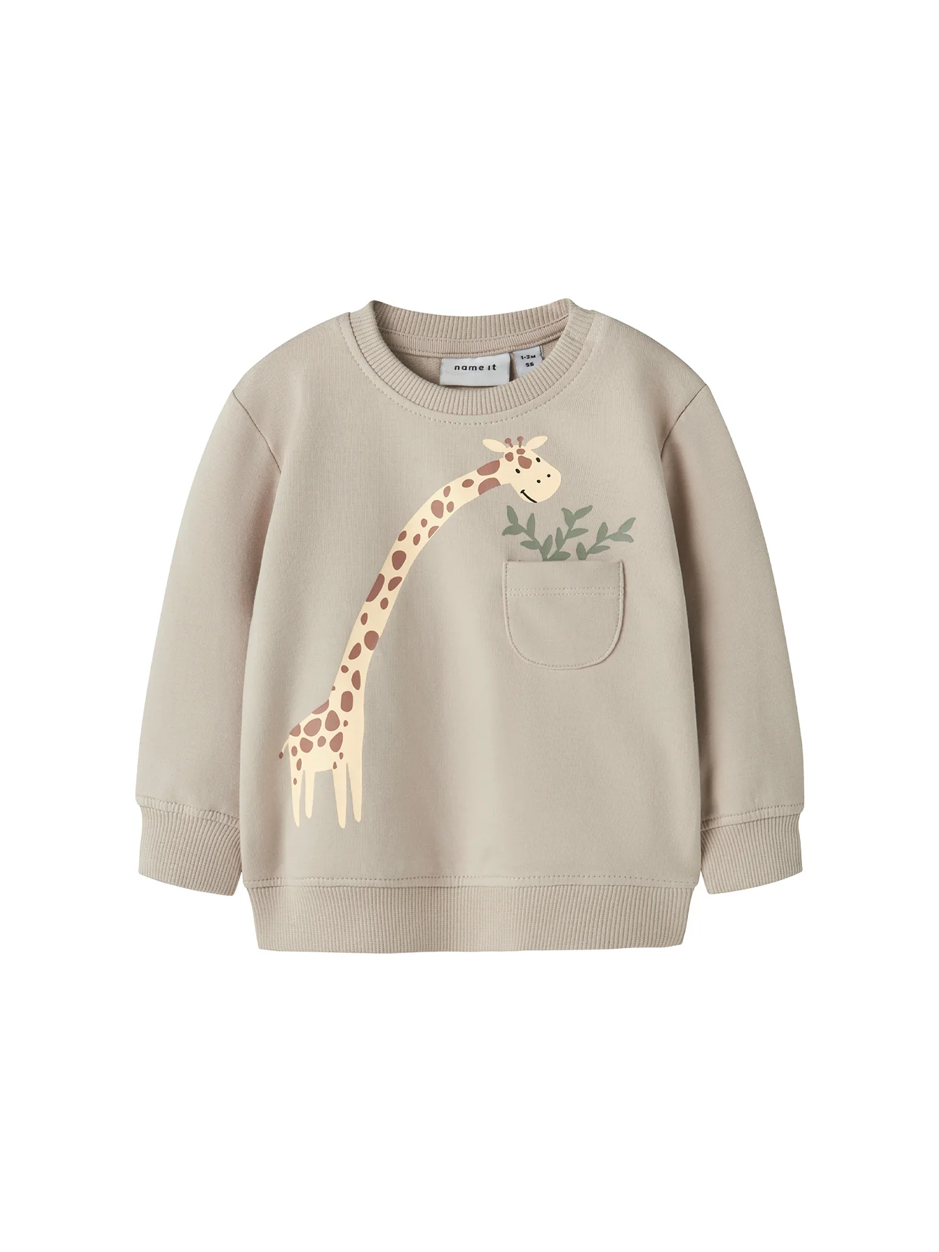 Baby Long Sleeve Sweatshirt Beige