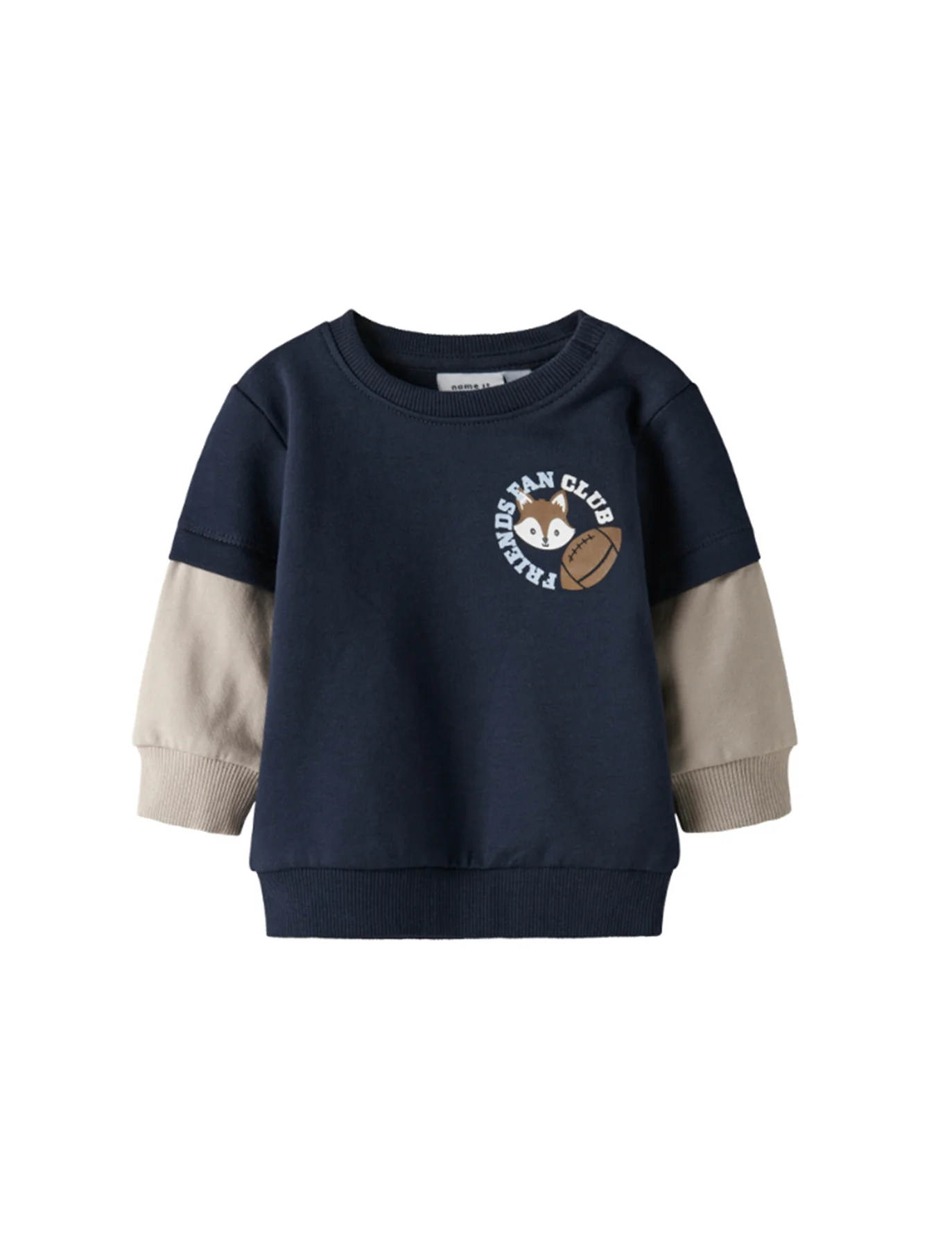 Baby Sumo Long Sleeve Sweatshirt Brown