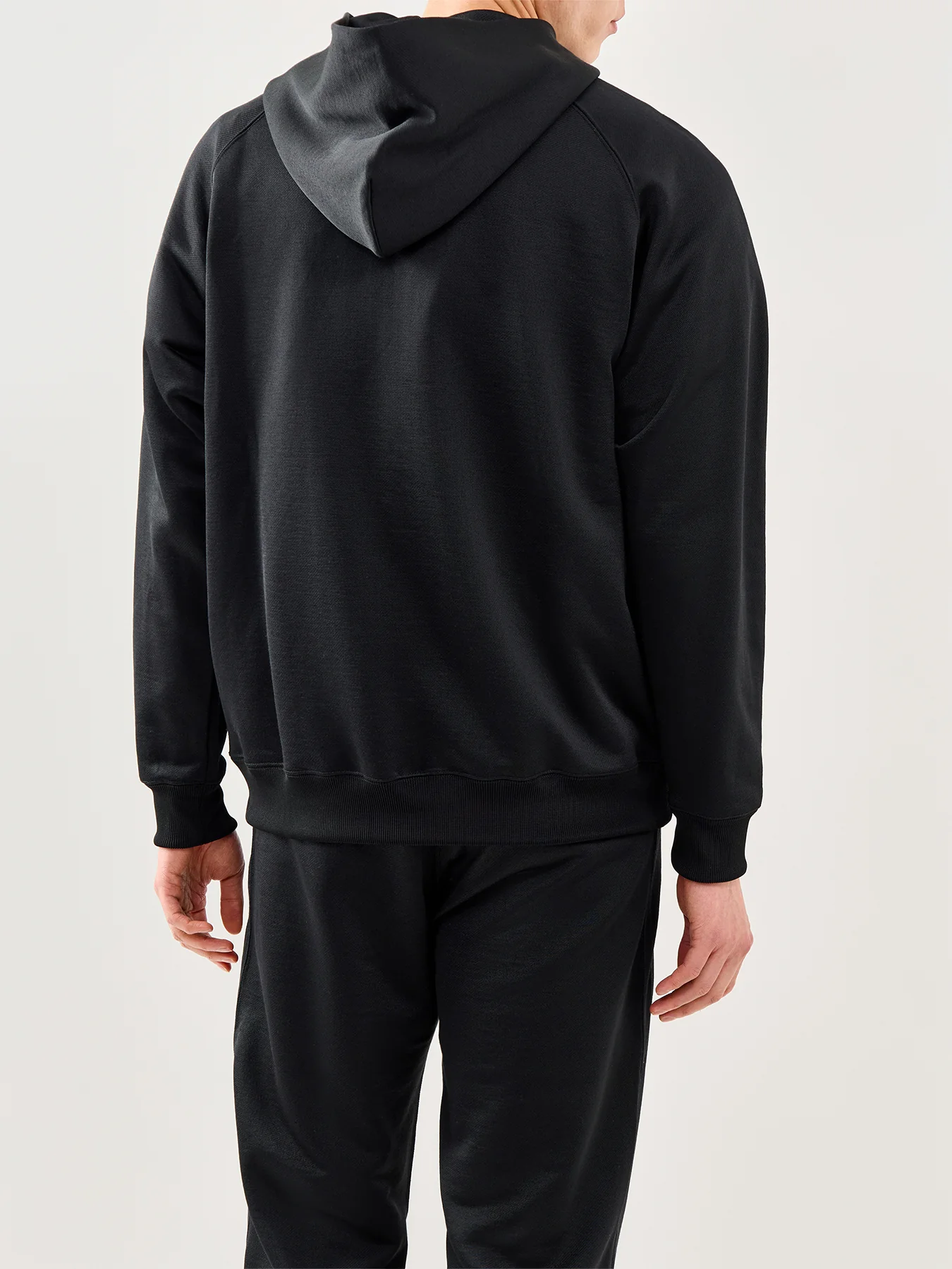 Zipped Hoodie Black - Image 5