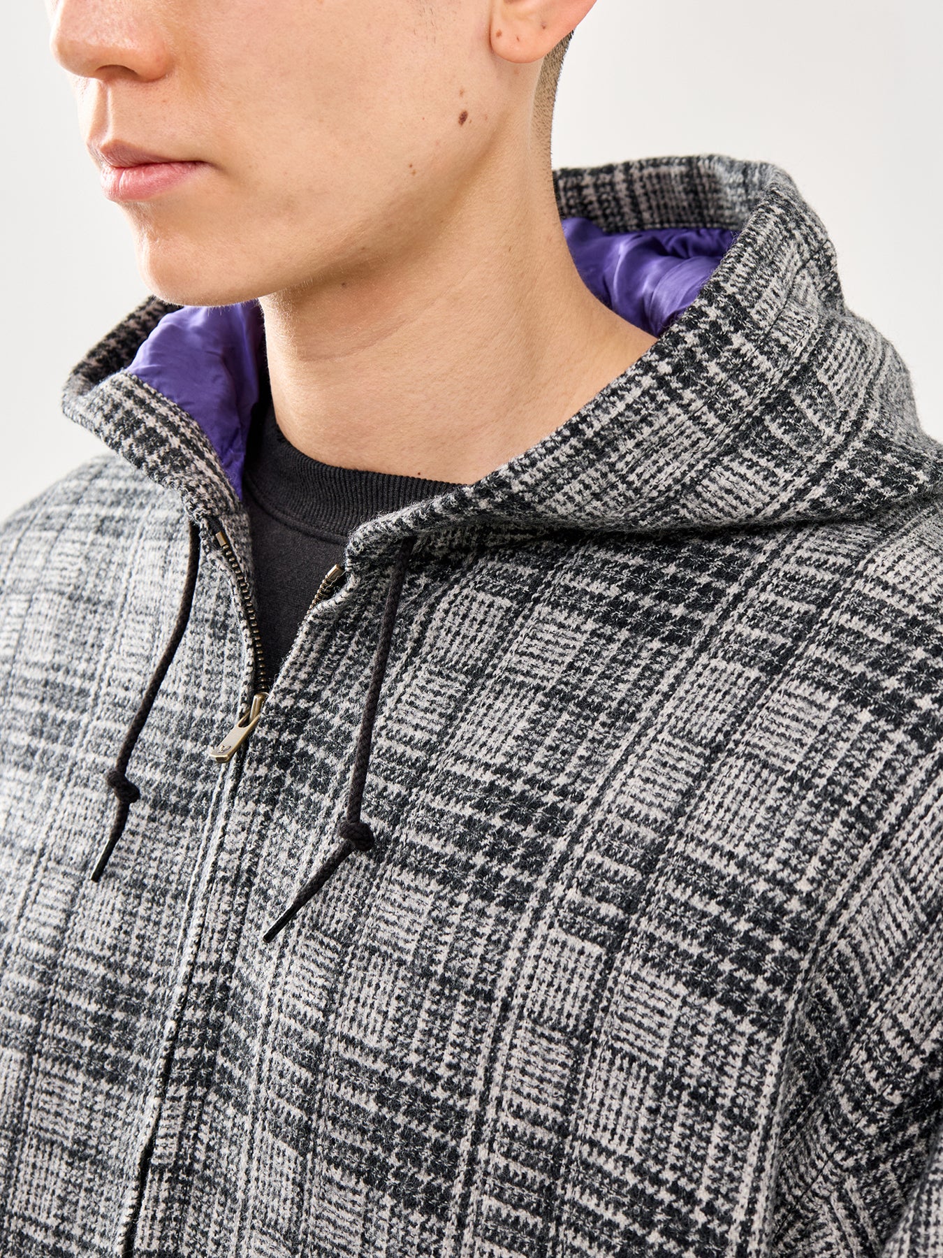 Zipped Hooded Jacket Multi - Image 3