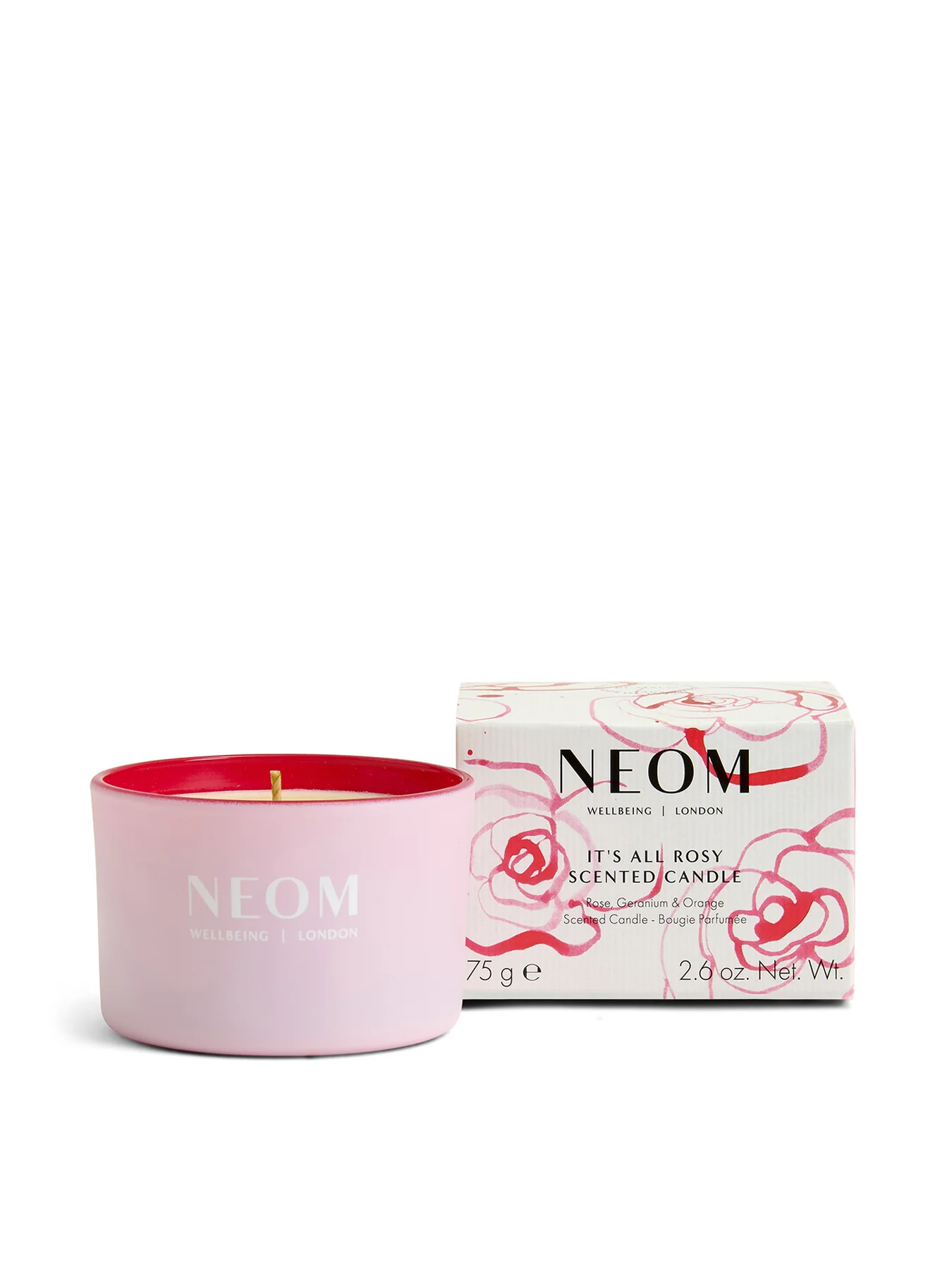 NEOM It’s All Rosy Travel Candle - Image 2