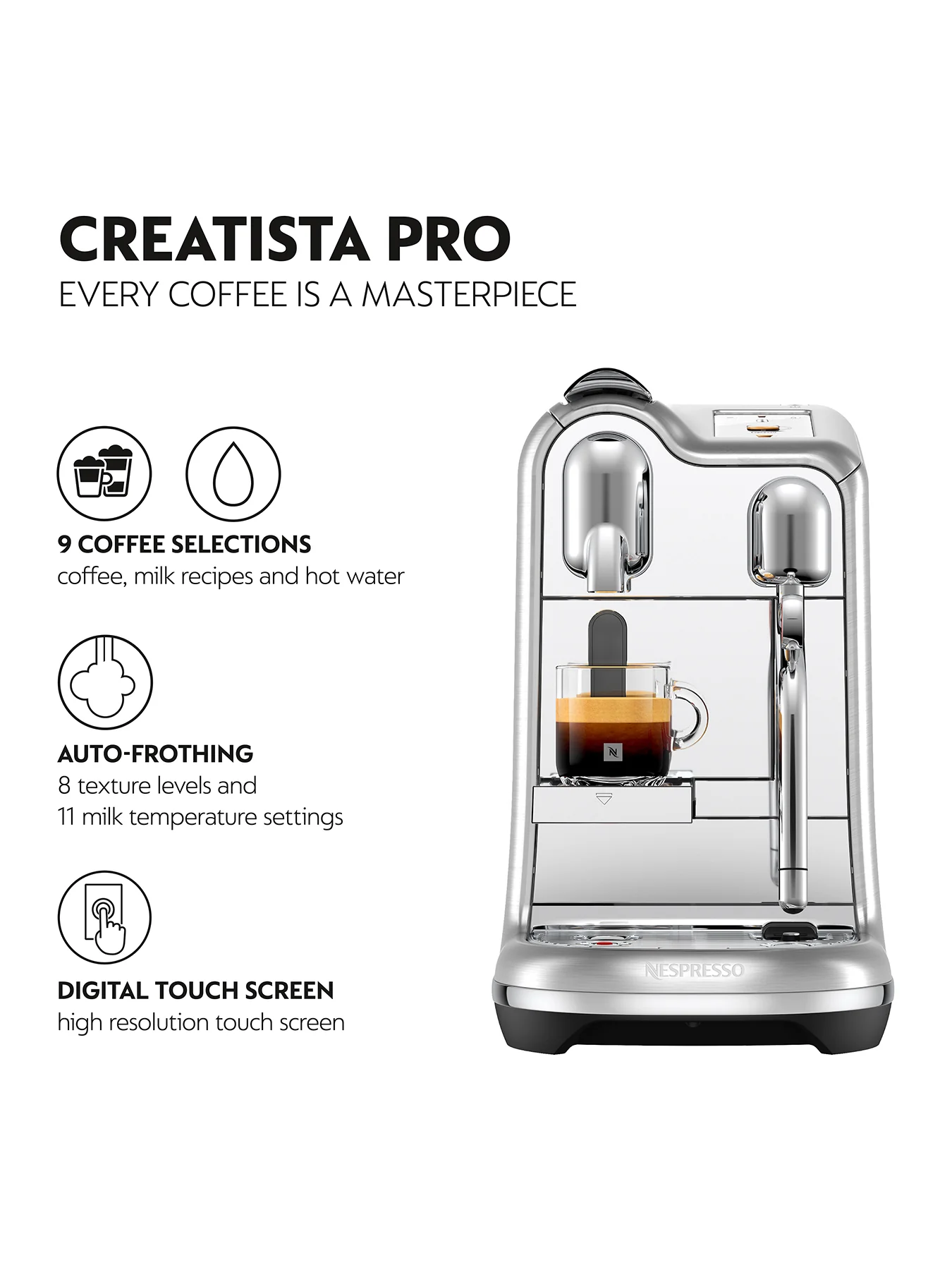 Creatista Pro Coffee Machine Stainless Steel - Image 3