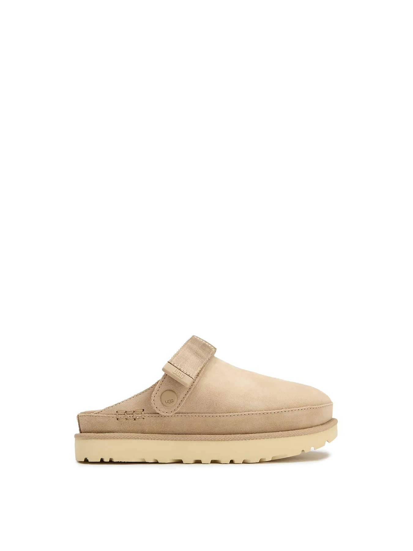 Womens Golden Star Clog Slippers Sand
