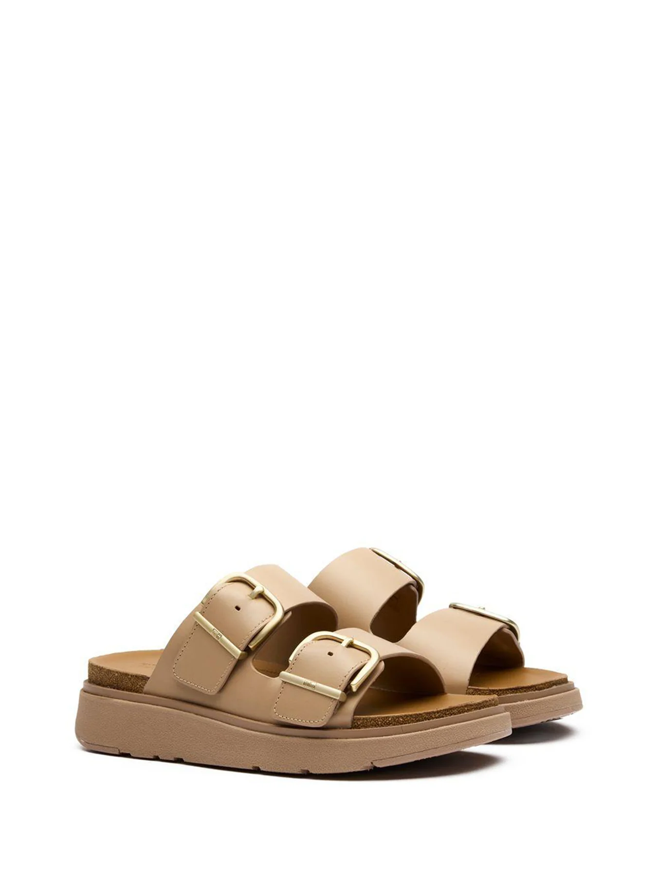 Gen-FF Buckle Two-Bar Sandals Taupe - Image 2