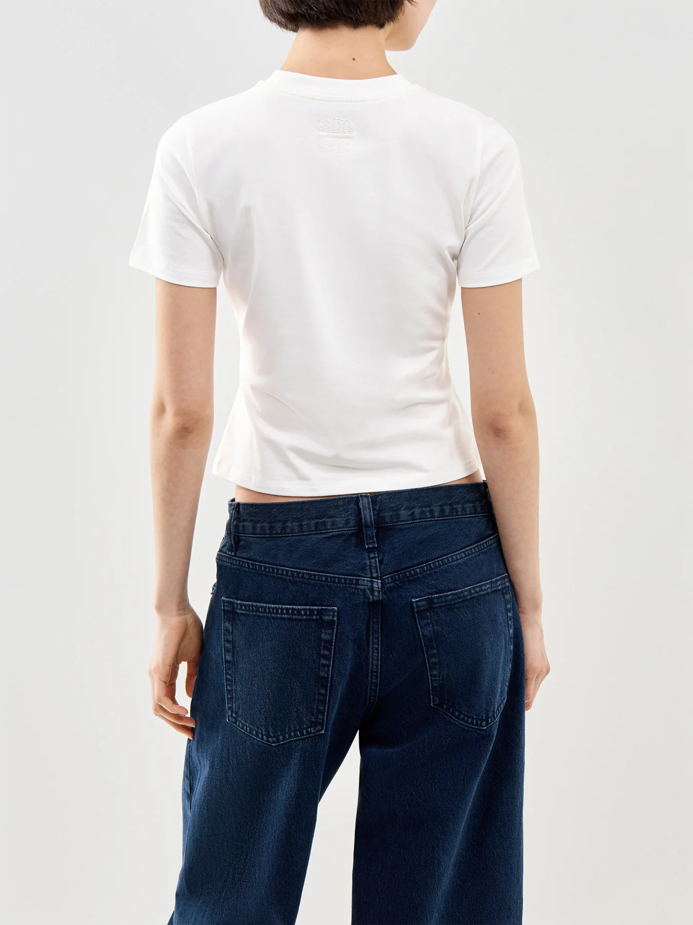 Blurred Floral Slim T-Shirt - Image 5