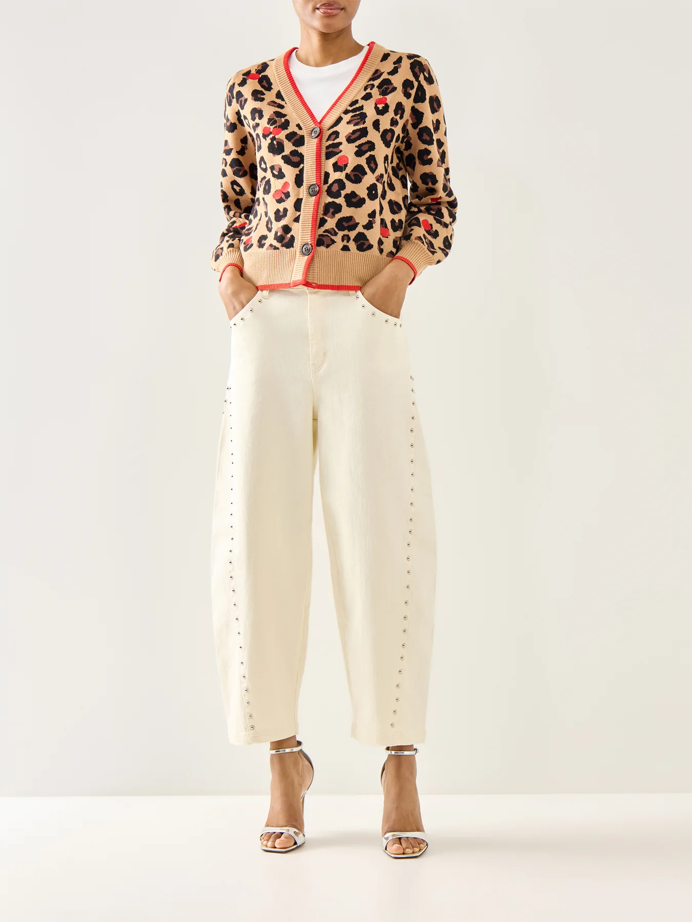 Cherry Leopard Cardigan - Image 2