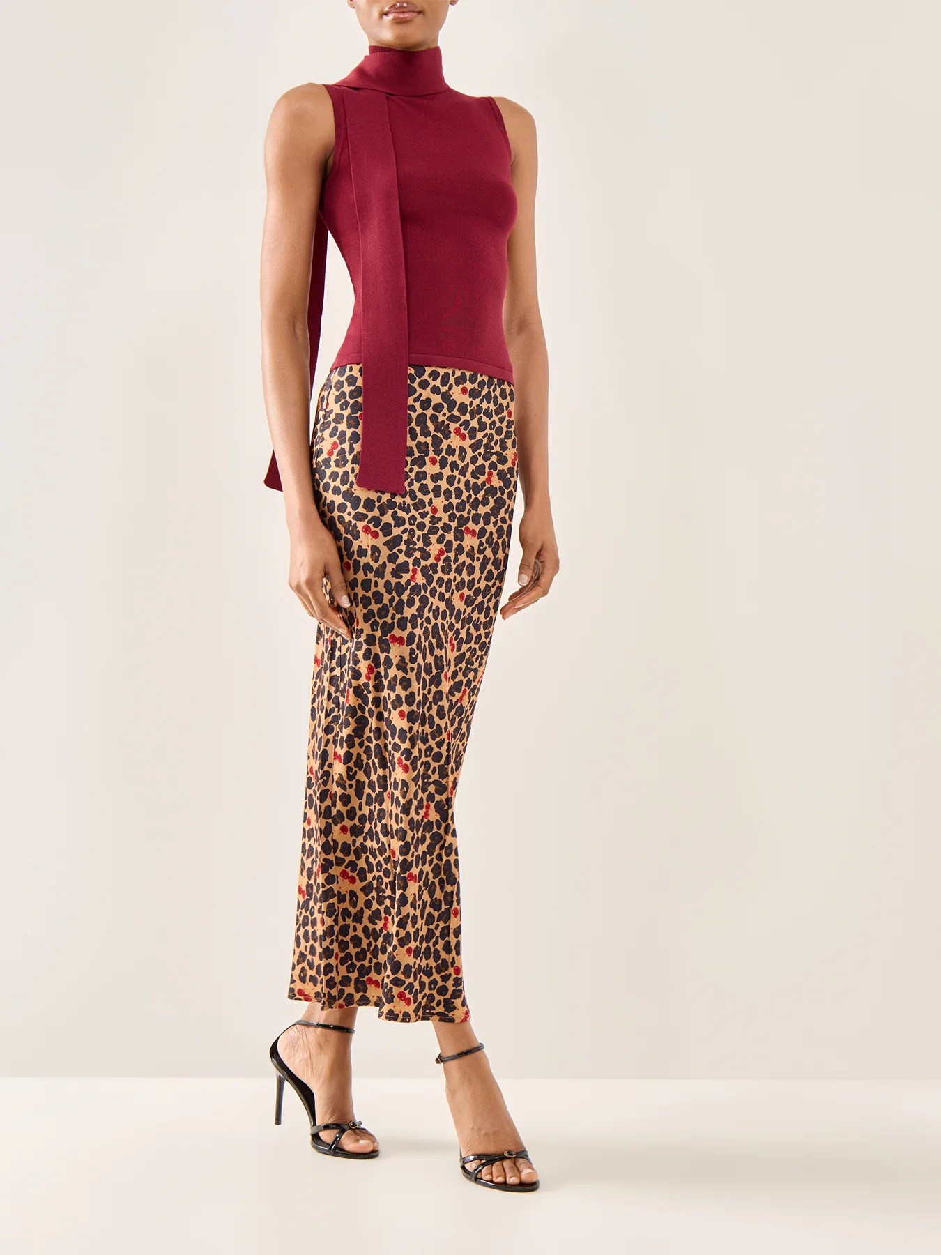 Cherry Leopard Dorris Skirt - Image 2