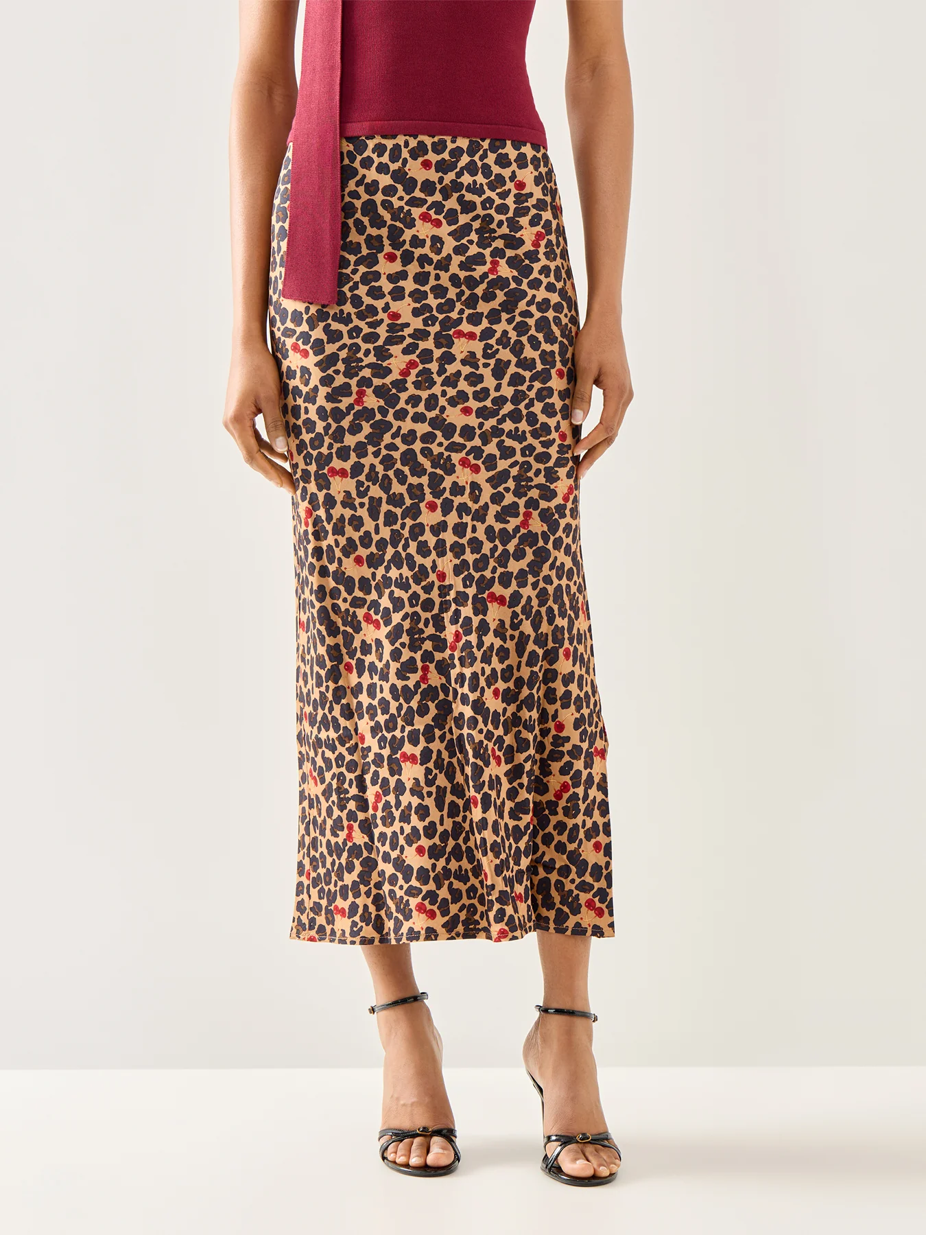 Cherry Leopard Dorris Skirt - Image 4