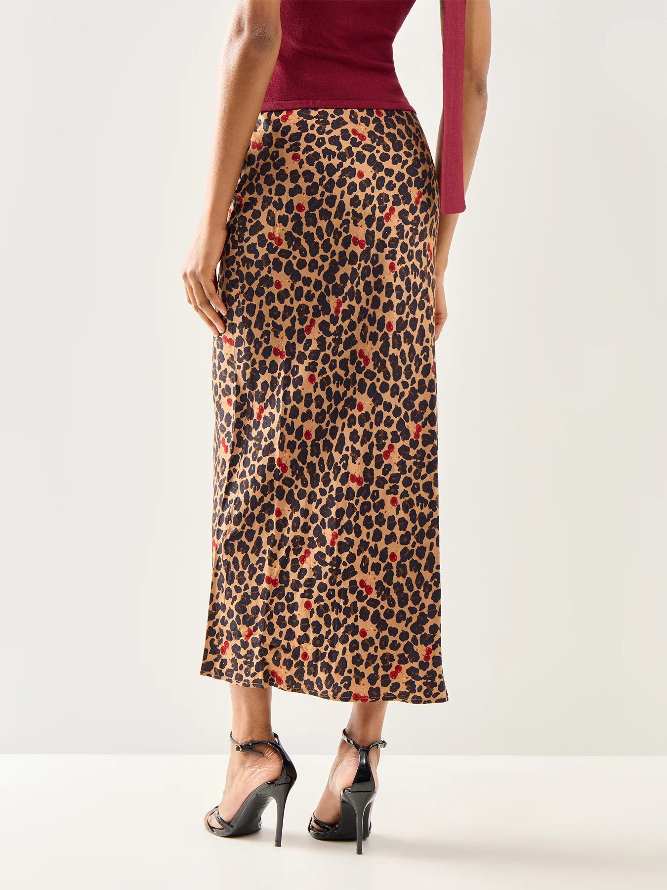 Cherry Leopard Dorris Skirt - Image 5