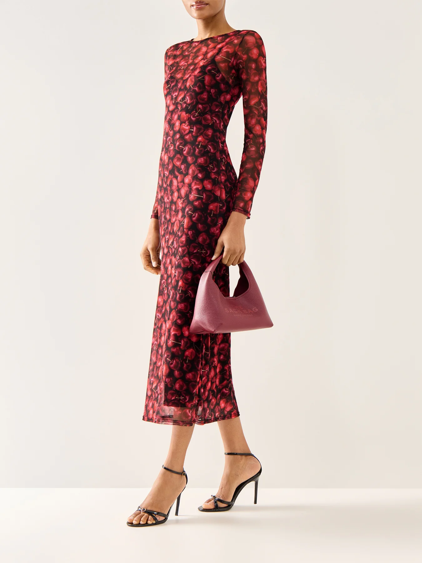 Cherry Mesh Soho Dress Red - Image 4