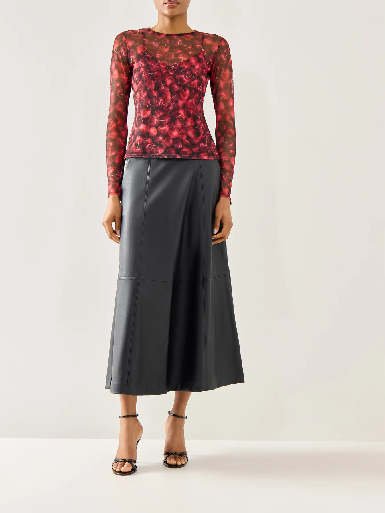 Cherry Mesh Top Red - Image 2