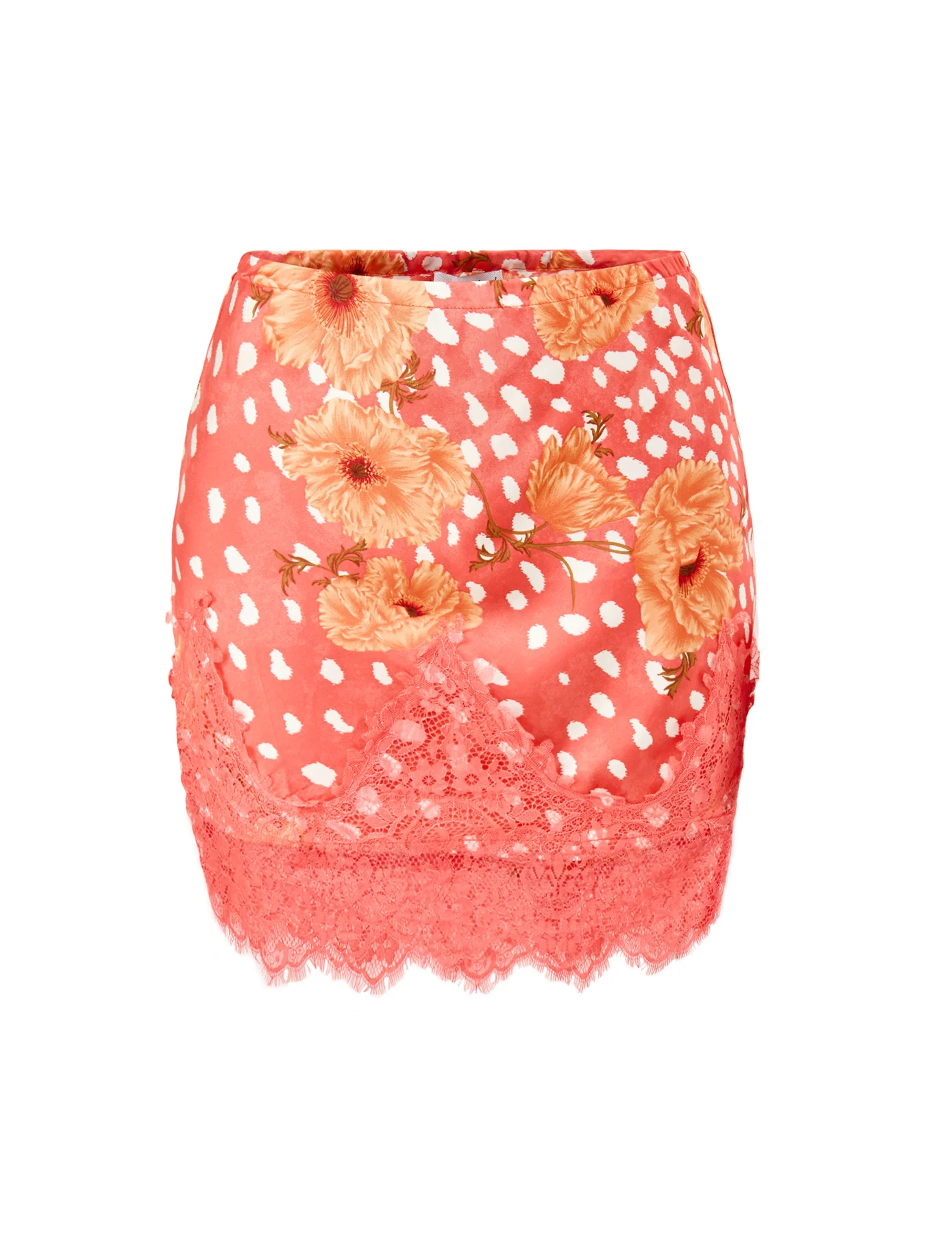 Coral Poppy Mini Maeva Skirt Pink