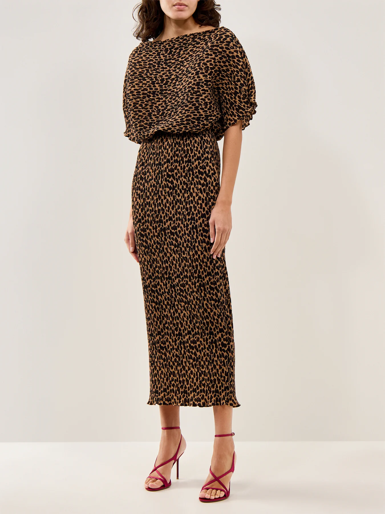Lucia Tilly Dress Leopard - Image 2