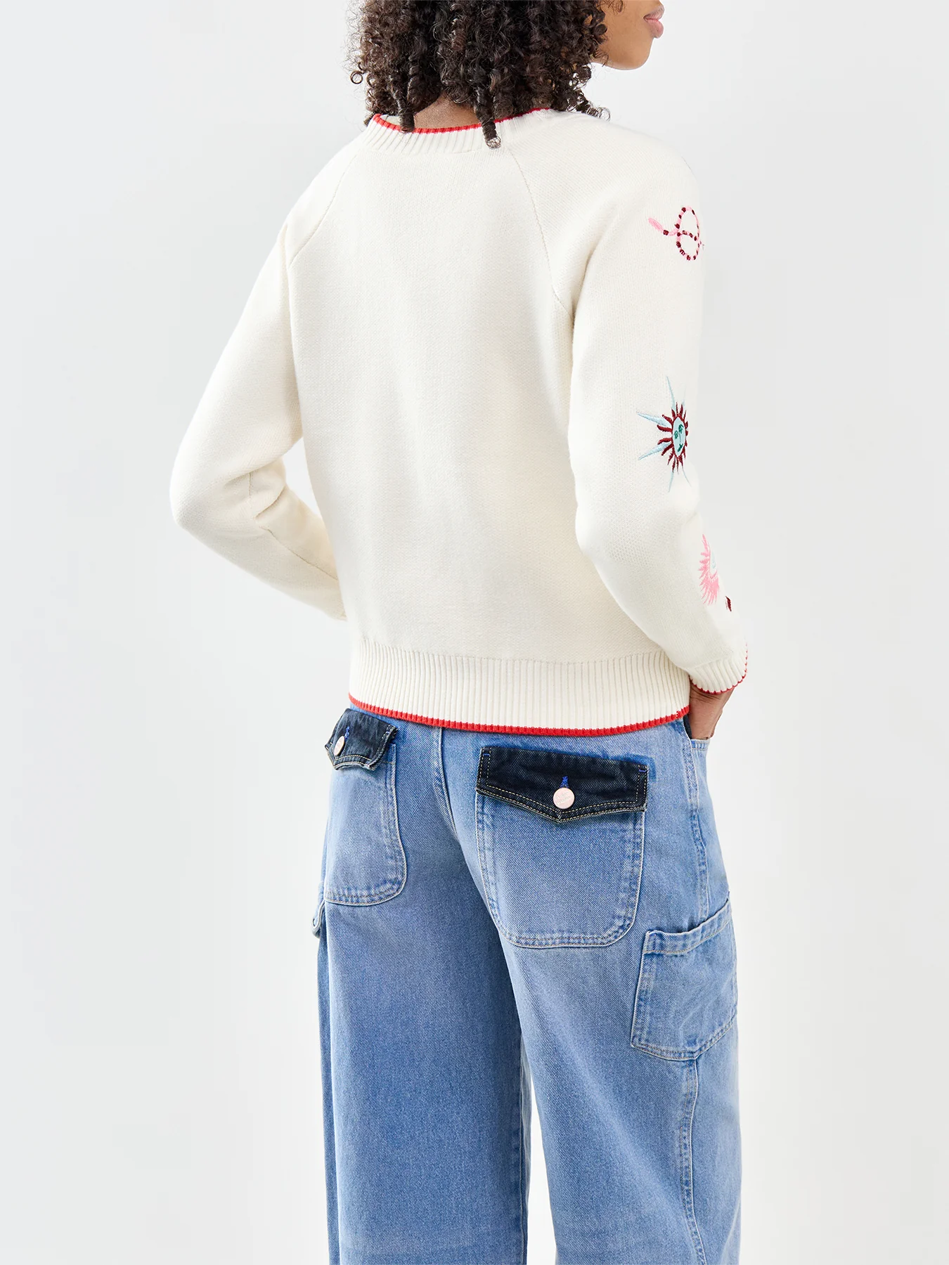 Morocco Charms Cardigan Cream - Image 5