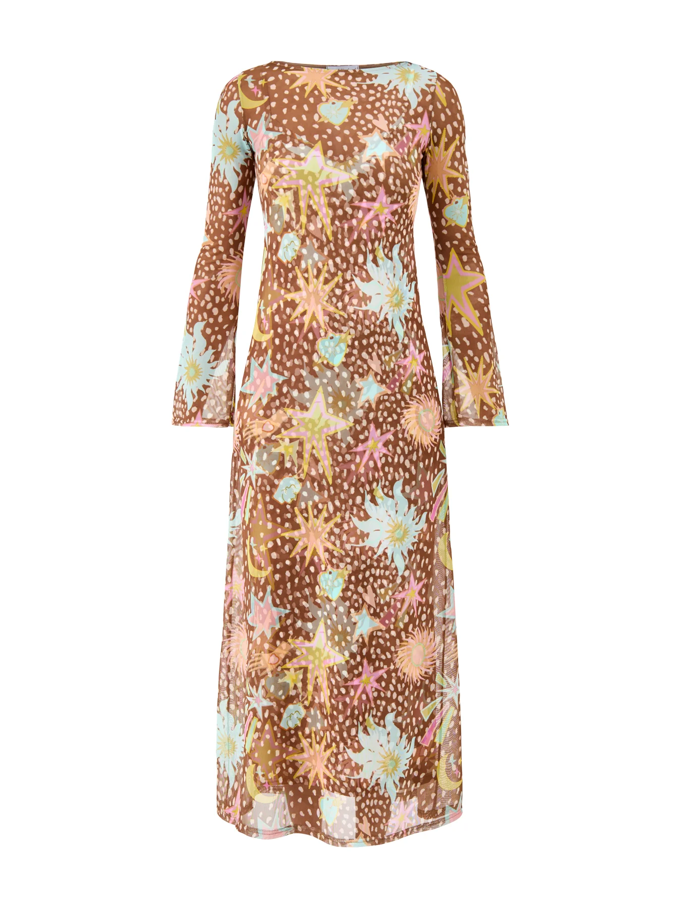 Star Fawn Aria Dress Brown