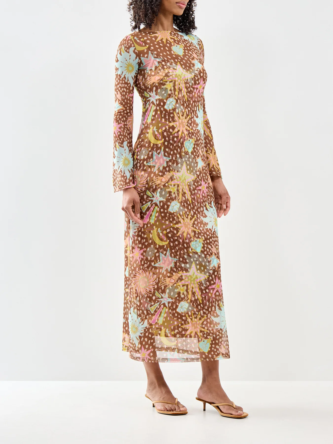 Star Fawn Aria Dress Brown - Image 4