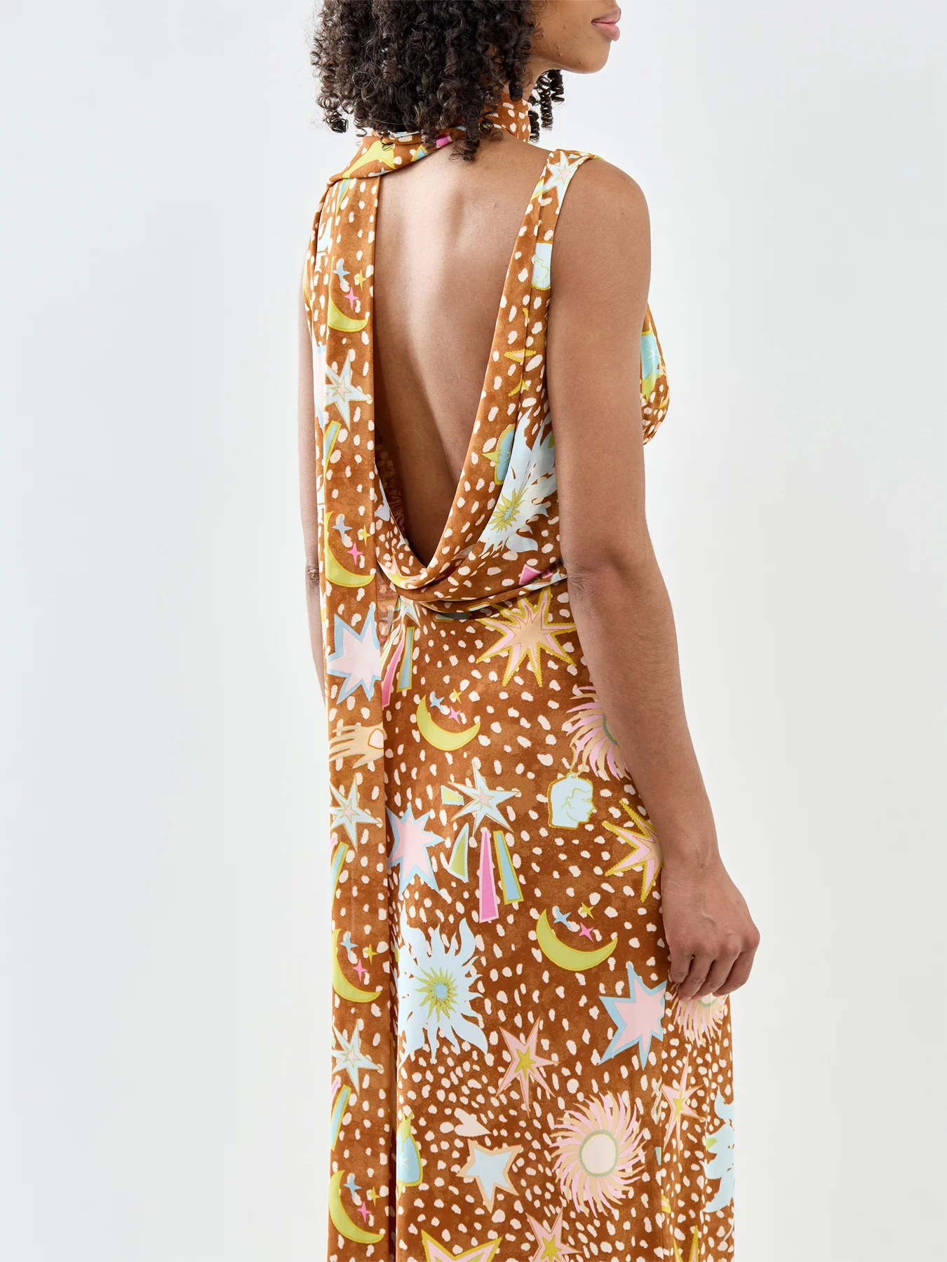 Star Fawn Sophie Dress Brown - Image 3