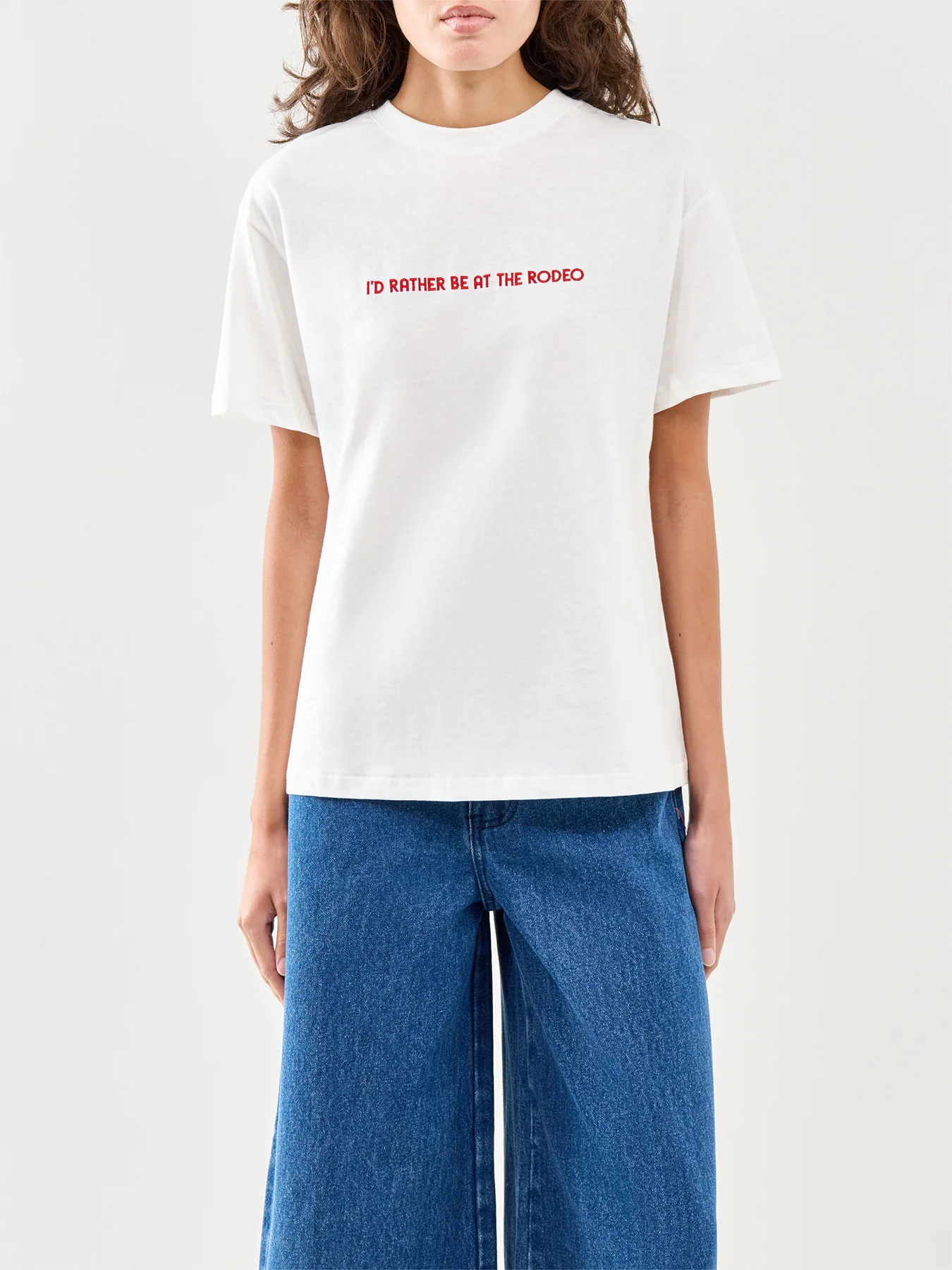 White Rodeo Graphic T-Shirt White - Image 4