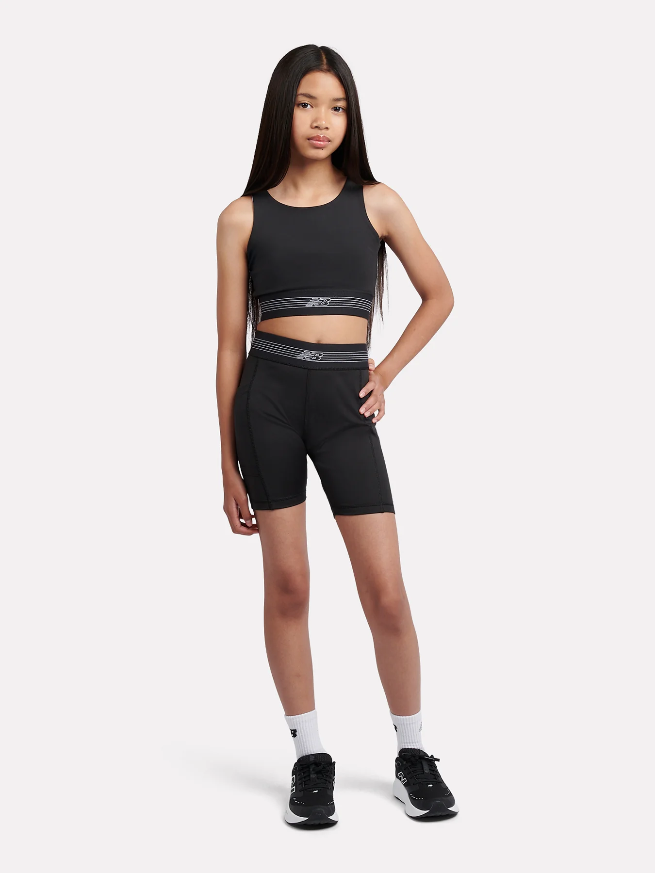 Kids' Performance Pocket Cycle Shorts Black - Image 2