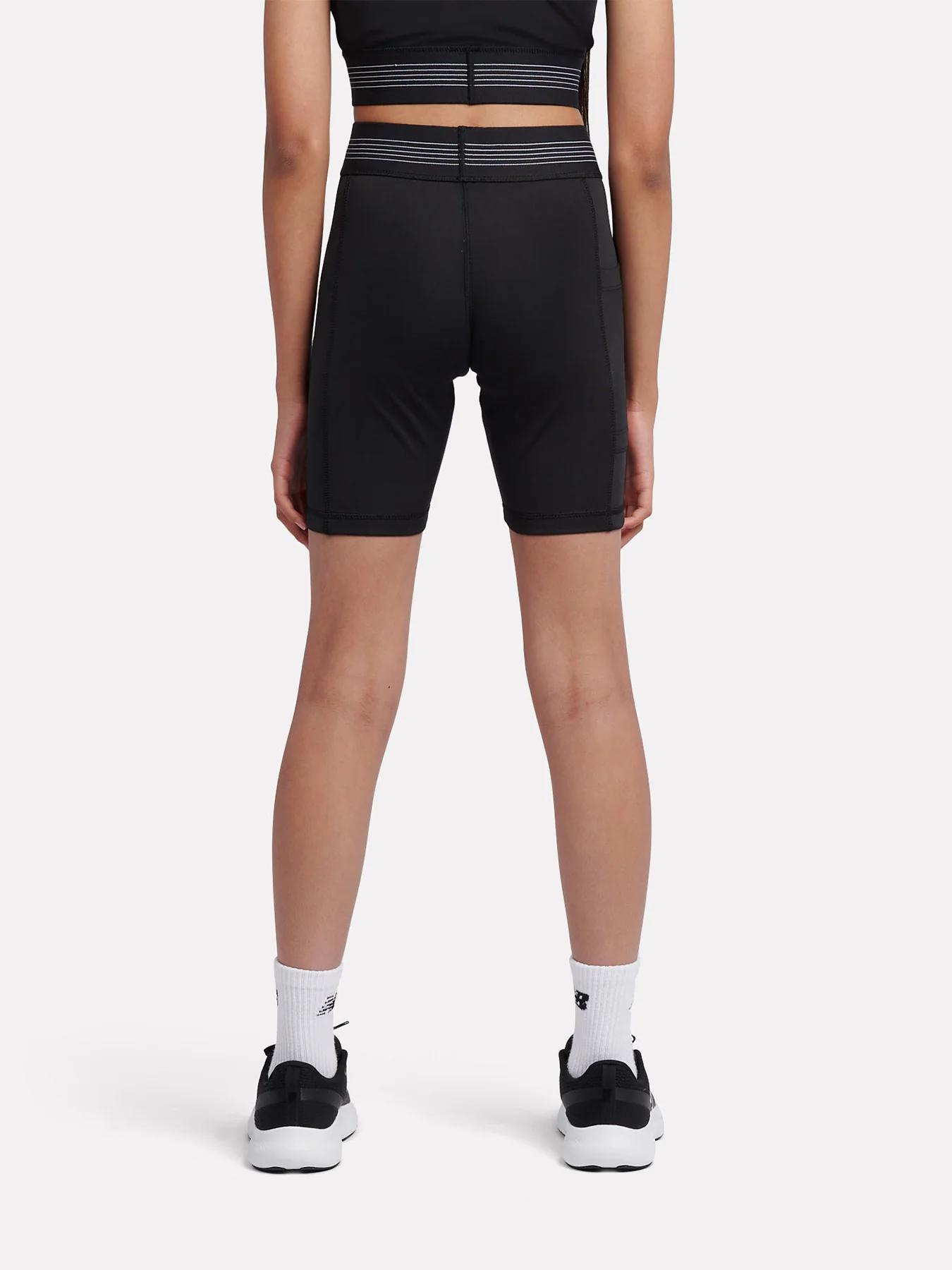 Kids' Performance Pocket Cycle Shorts Black - Image 4