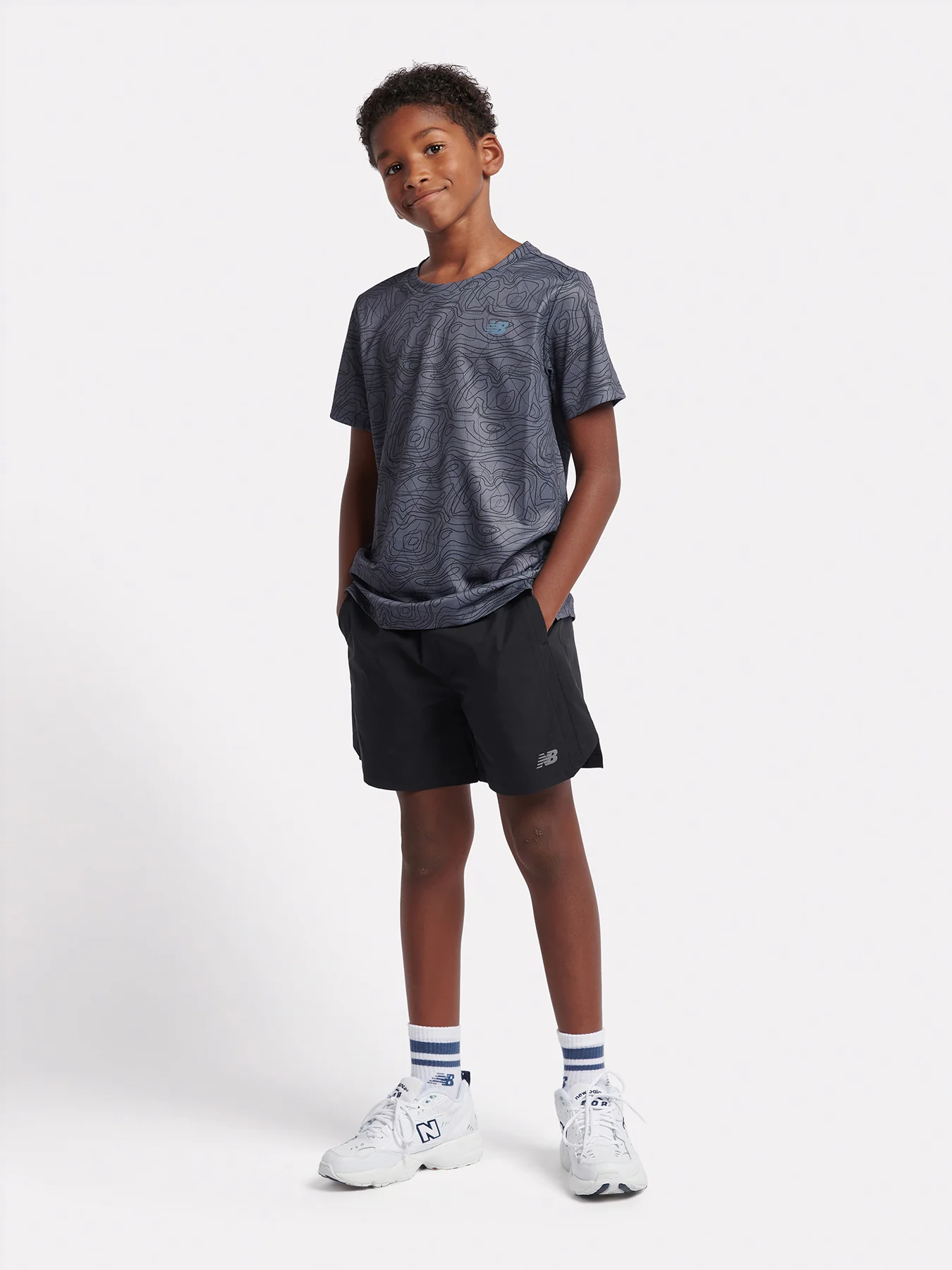 Kids’ Athletics Short Black - Image 2