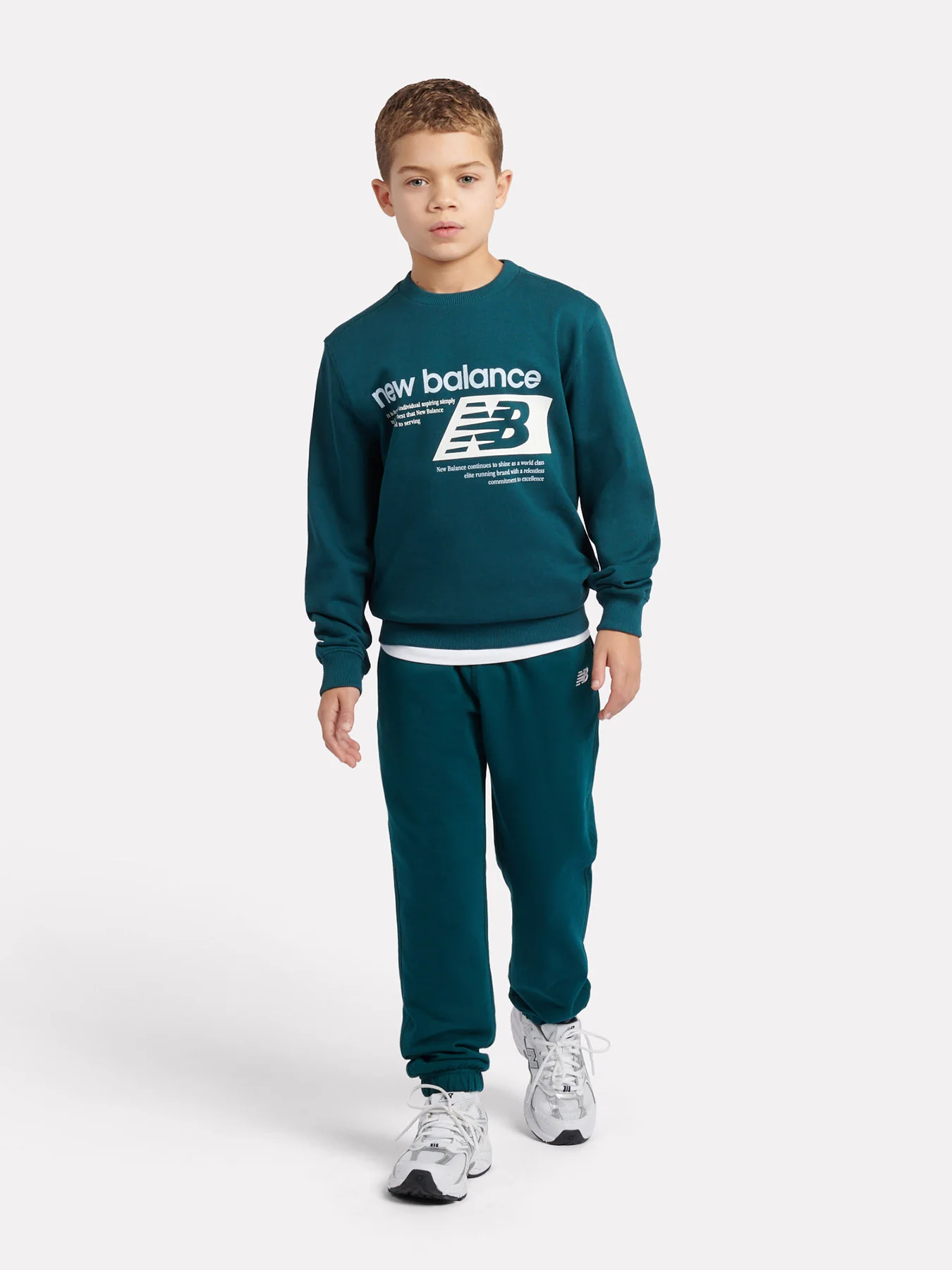 Kids' Players Graphic Sweatshirt Green - Image 6
