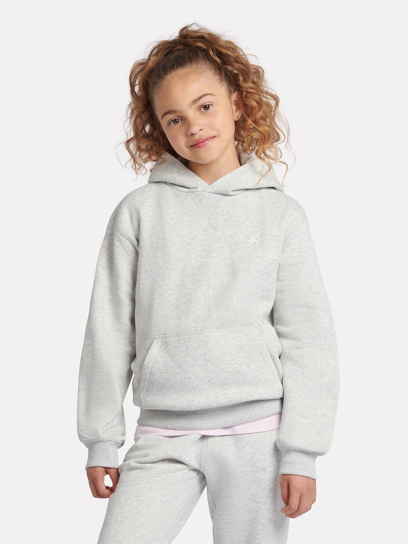 New Balance Brush Back Small Logo Hoodie - Image 2